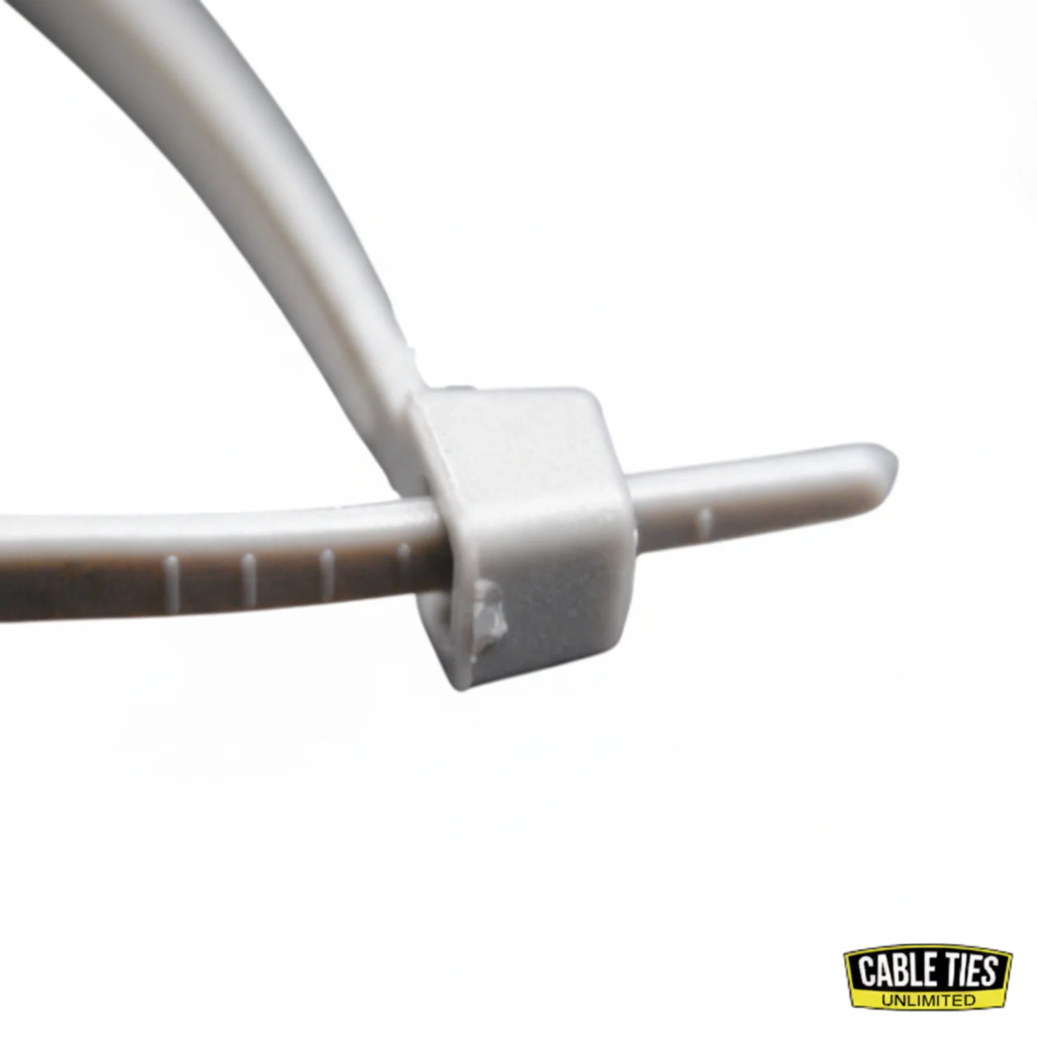 4" 18lb Grey Cable Ties / Zip Ties 100/bag Part # C4-18-Grey - Image 3