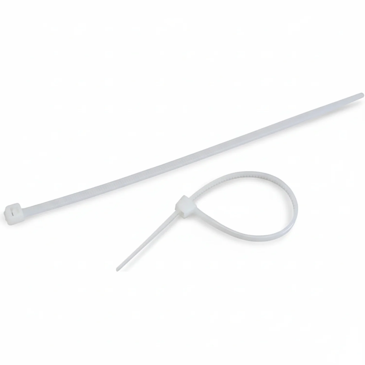 4" 18lb Natural Cable Tie 100/bag