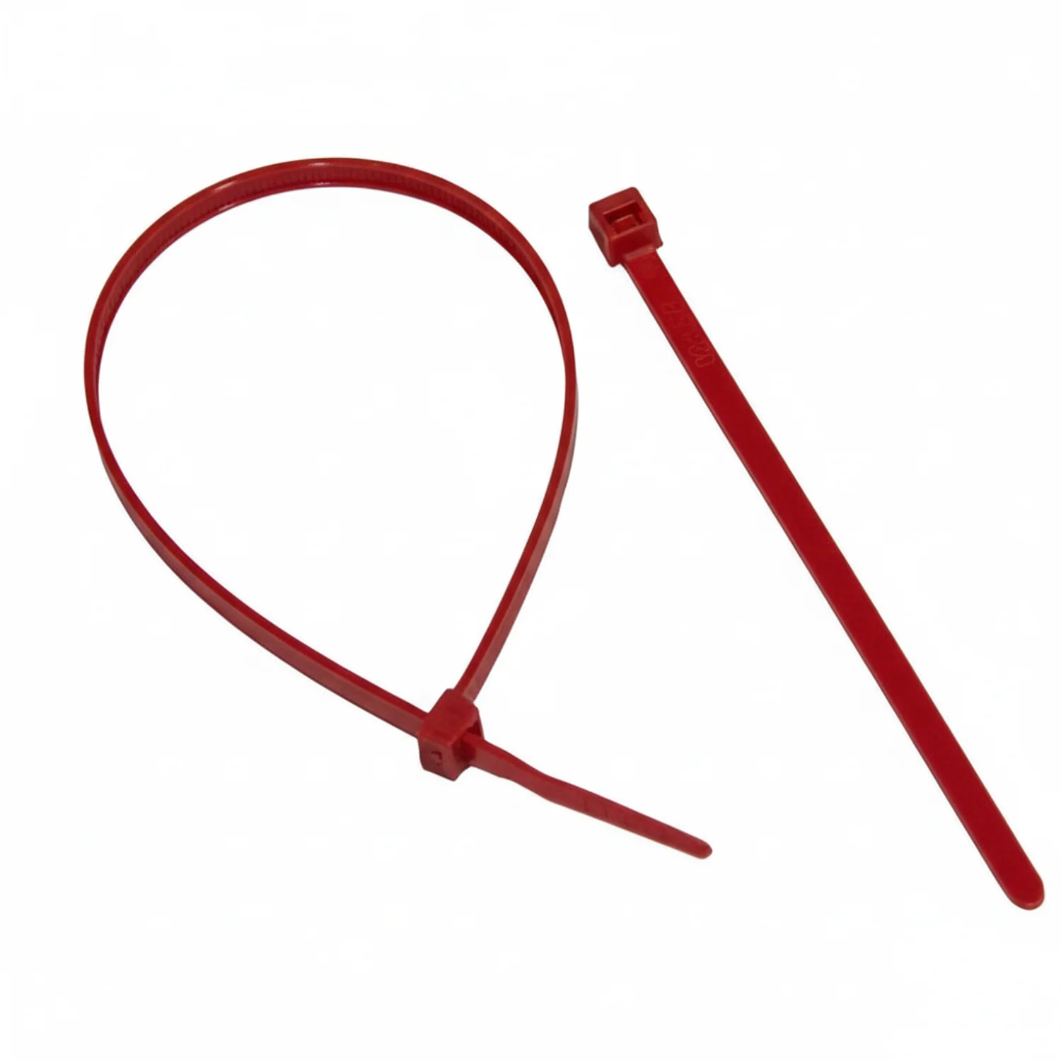 4" 18lb Plenum Rated Cable Ties / Zip Ties 100/bag Part # Plenum-4-18-C - Image 3