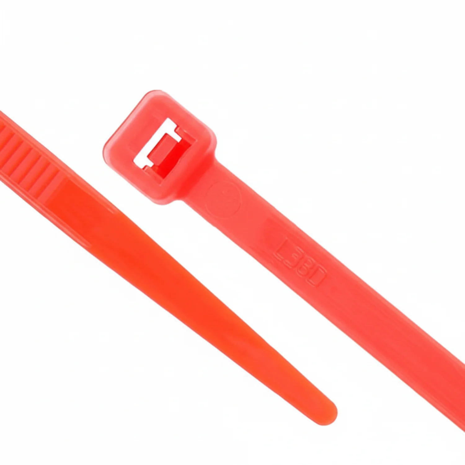 4" 18lb Red Cable Tie 100/bag