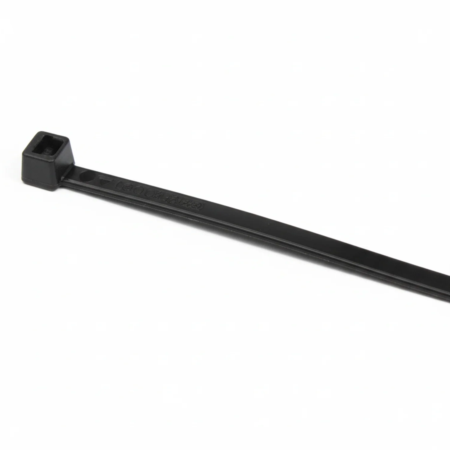 4" 18lb UV Black Cable Ties / Zip Ties 1000/bag Part # M4-18-0M - Image 3