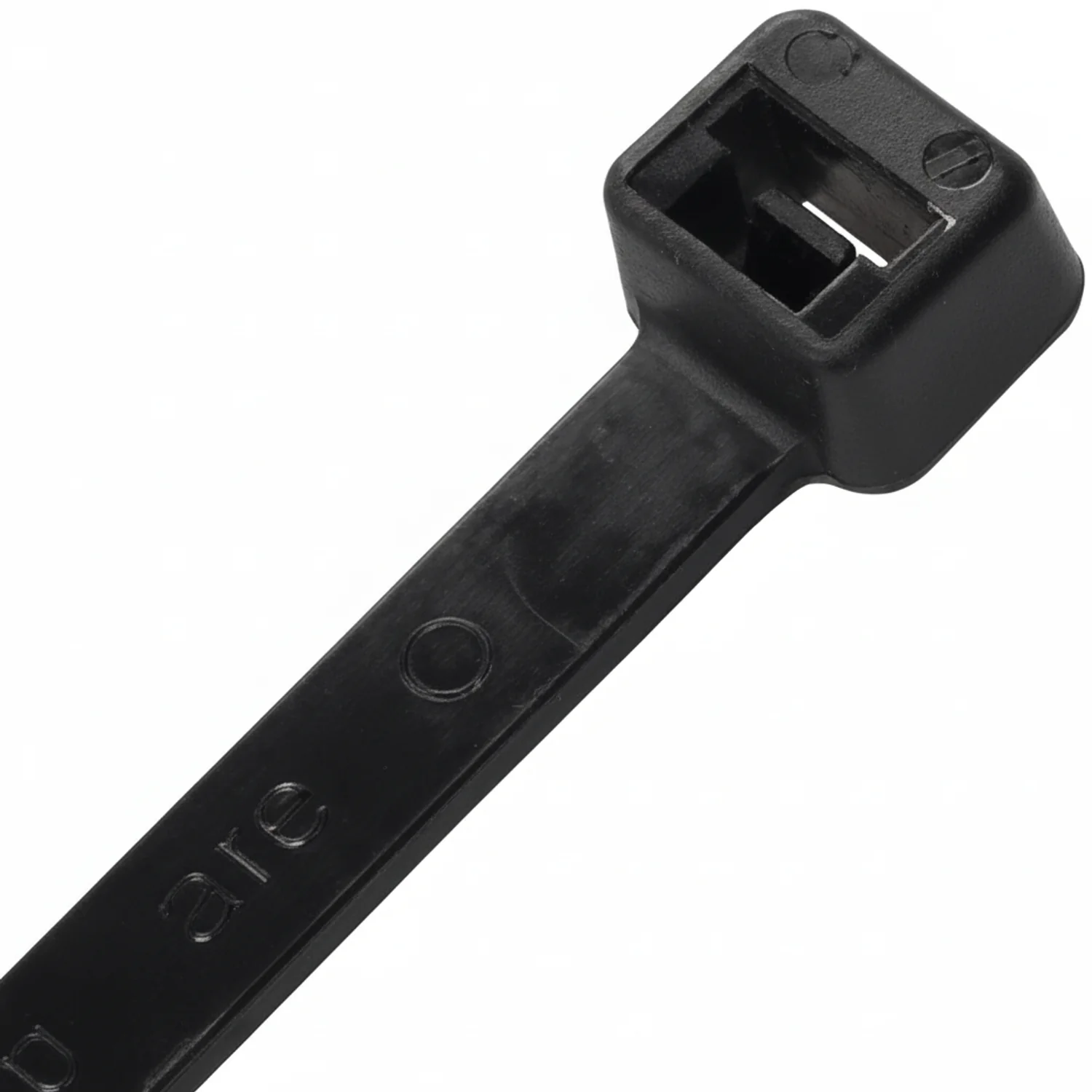 8" 18lb UV Black Heat Stabilized Cable Ties / Zip Ties 100/bag Part # HS8-18-C