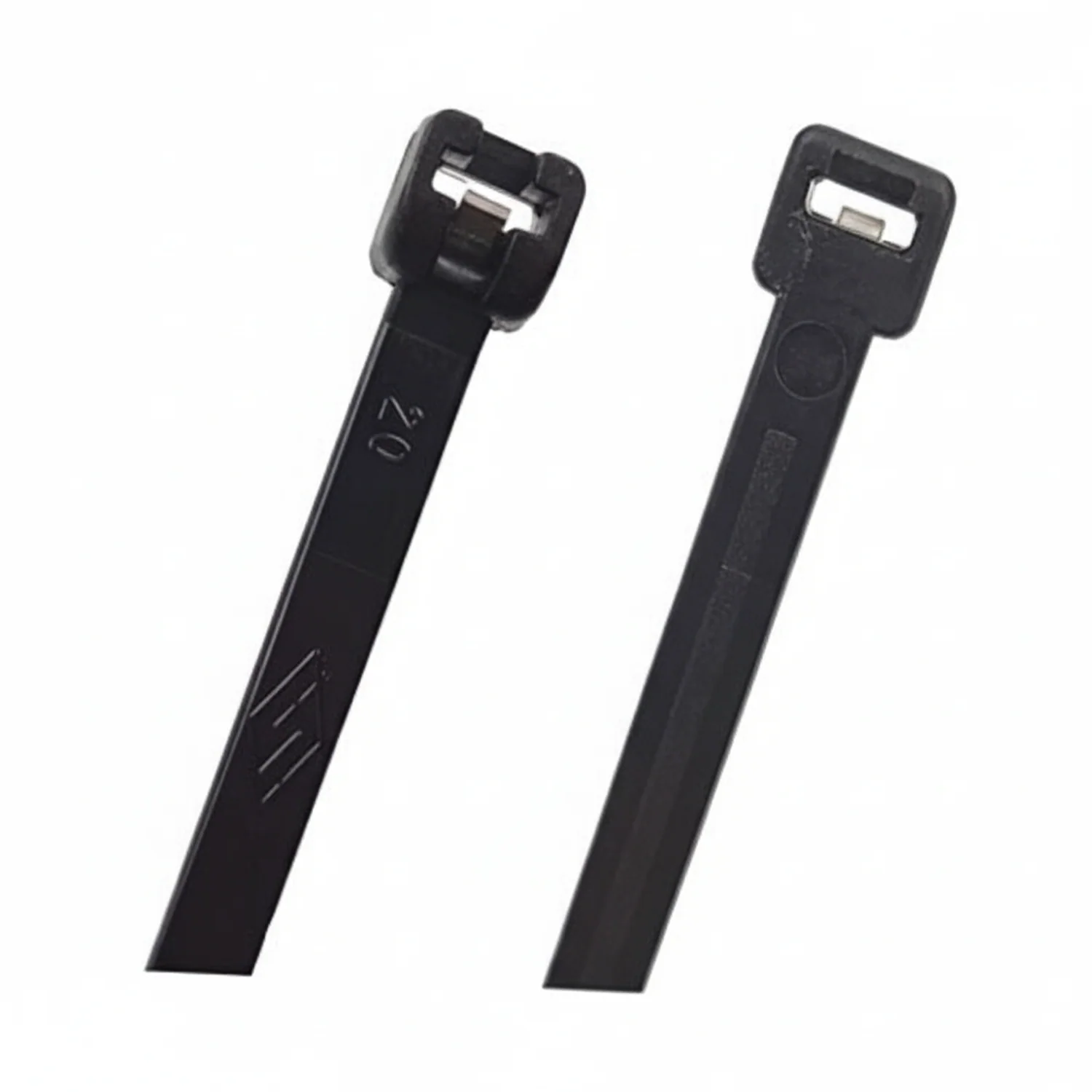 4" UV Black 18lbs Metal Tooth Cable Ties / Zip Ties 100/bag Part #MT4-18-0C