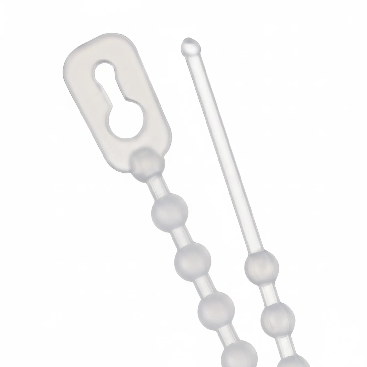 4" 40lb Natural Beaded Cable Ties / Zip Ties 1,000/bag Part # Bead-4-40-9M