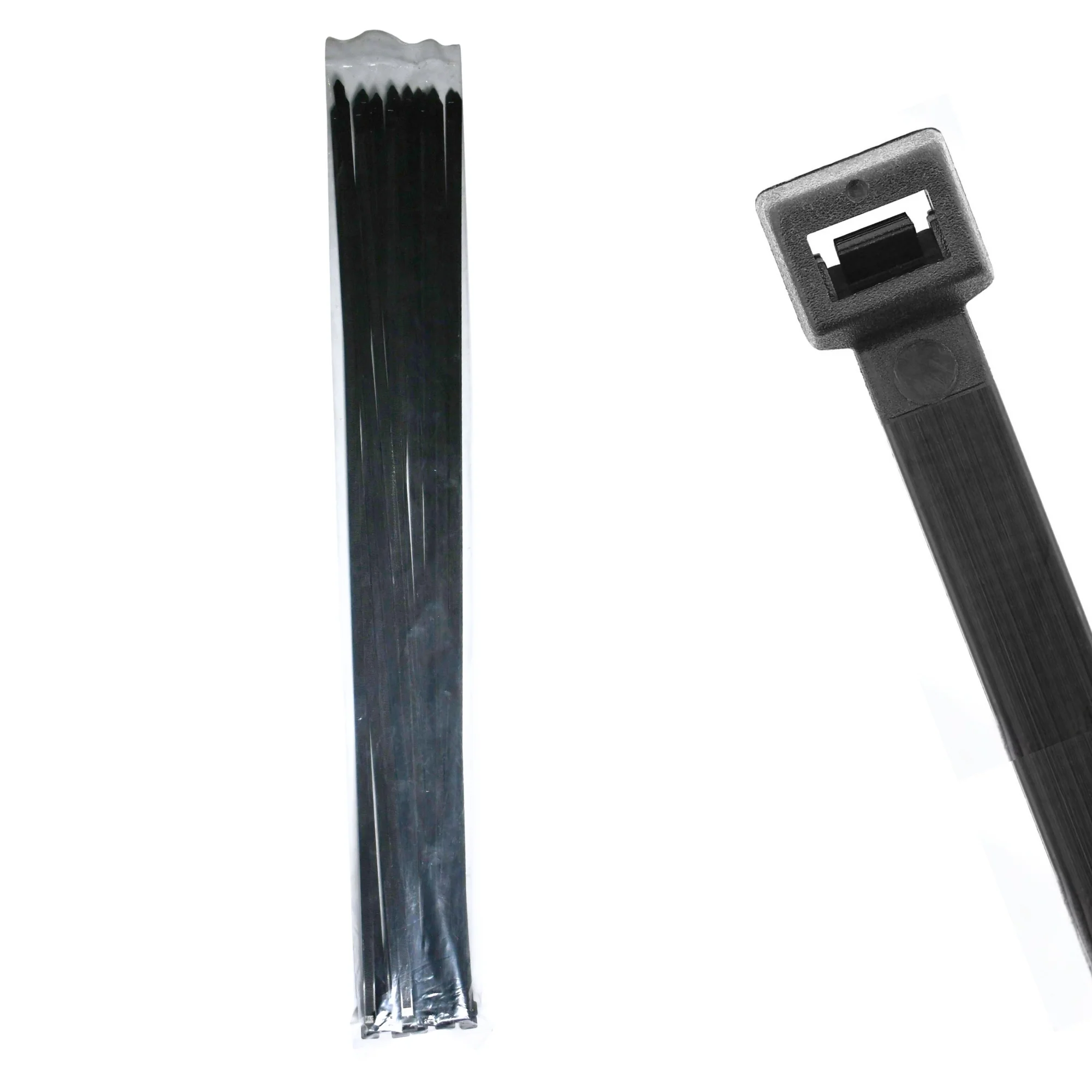 40.55" 250lb UV Black Cable Ties / Zip Ties 25/bag Part # EHD40-250-0X