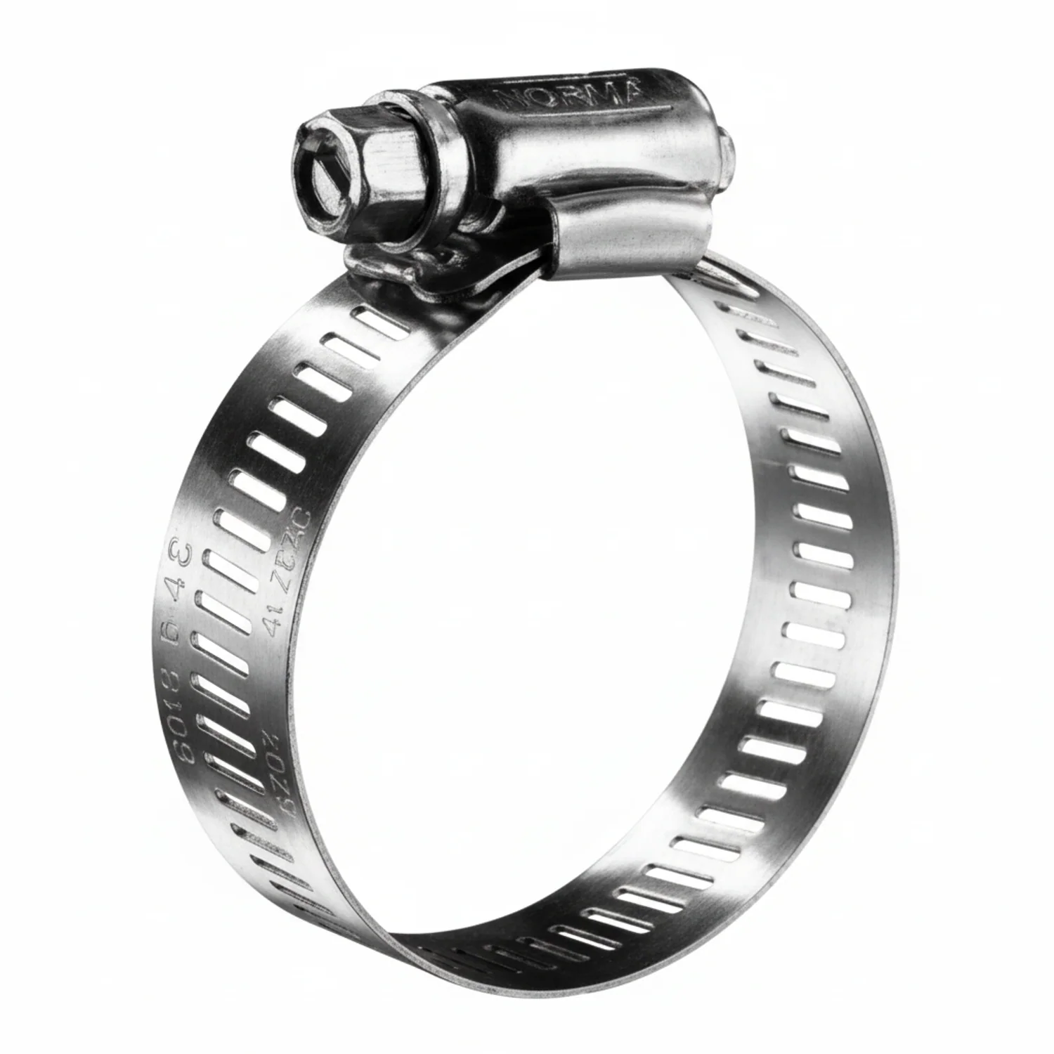 #44P Stainless Steel Hose Clamp w/ Zinc Plated Screw 10/box