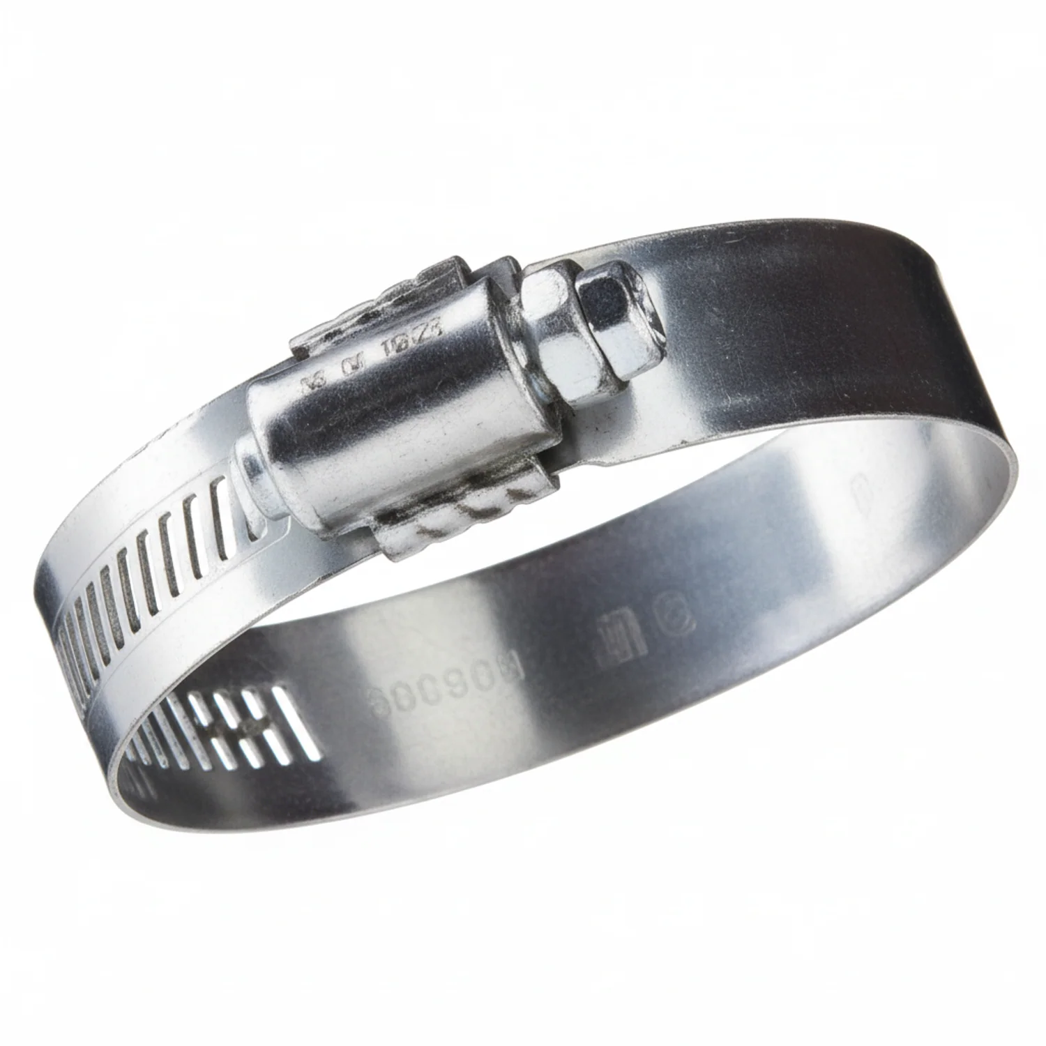 #48P Stainless Steel Hose Clamp w/ Zinc Plated Screw 10/box - Image 2