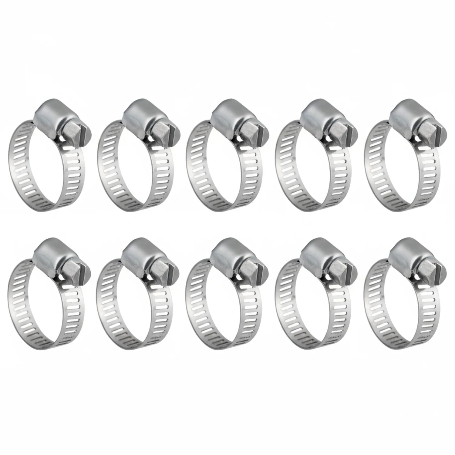 #4MS Mini All Stainless Steel Hose Clamp 10/box - Image 3