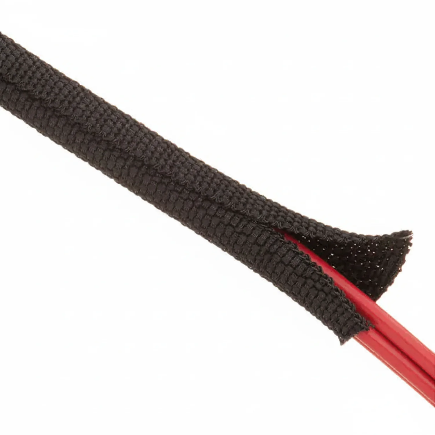 5/16” Black Techflex F6 Woven Wrap Woven Braided Sleeving 125ft - Image 2