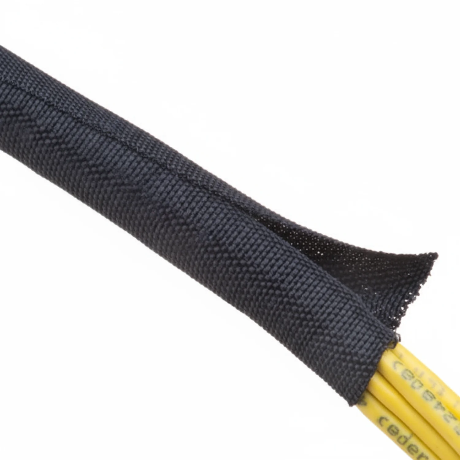 5/16” Black Techflex F6 Woven Wrap Woven Braided Sleeving 125ft - Image 3