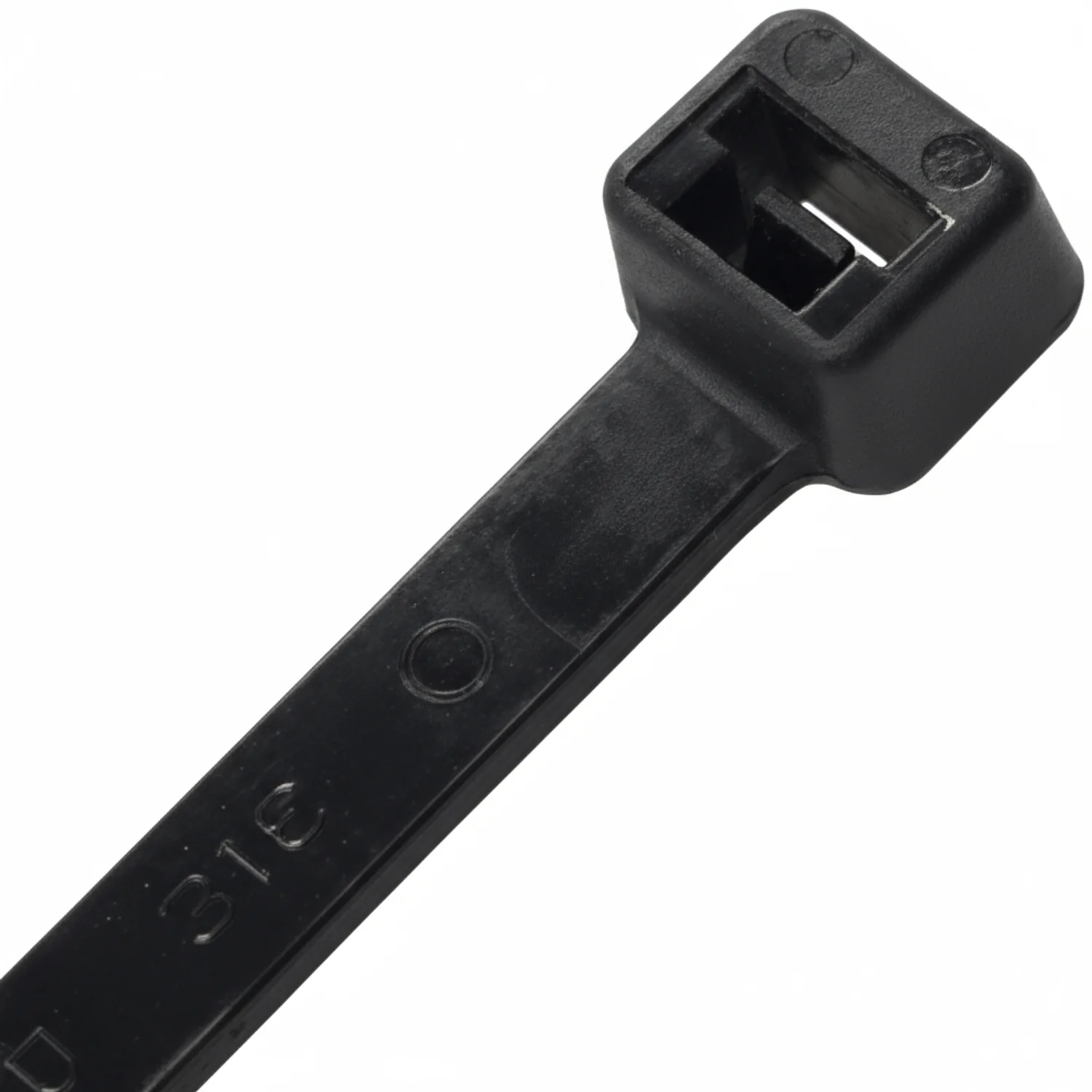 5.5" 40lb UV Black Heat Stabilized Cable Ties / Zip Ties 1000/bag Part # HS5.5-40-M