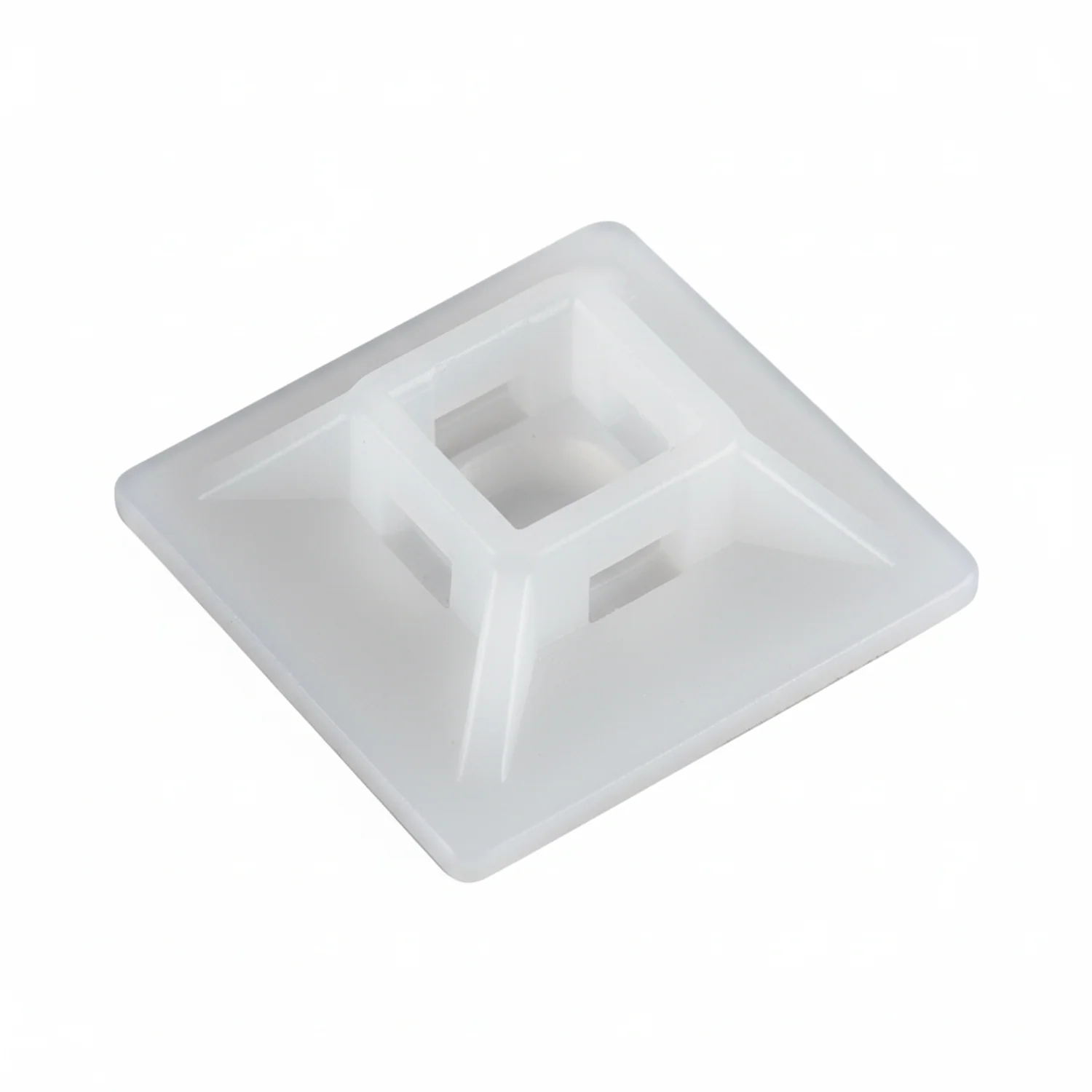 .50" Natural Adhesive Cable Tie Mounts 100/bag Part # CM50-9C - Image 4