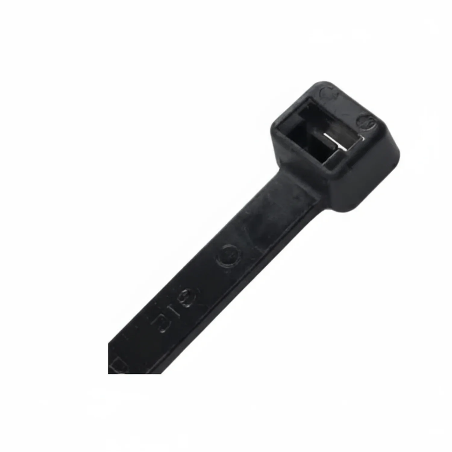 6" 18lb Heat Stabilized UV Black Ties 1,000/bag HS6-18-M