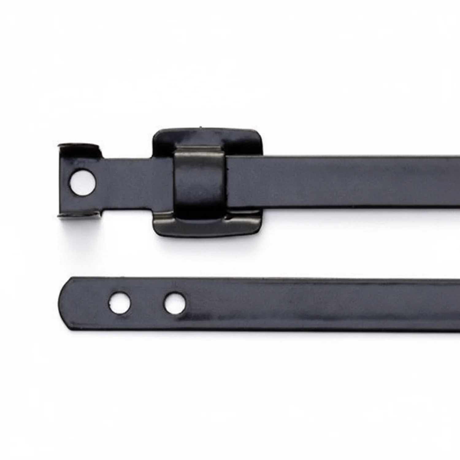 6" 300lb Releasable Black Polyester Coated 316 Stainless Steel Cable Ties / Zip Ties 100/bag Part #SSPC6R-HD-C
