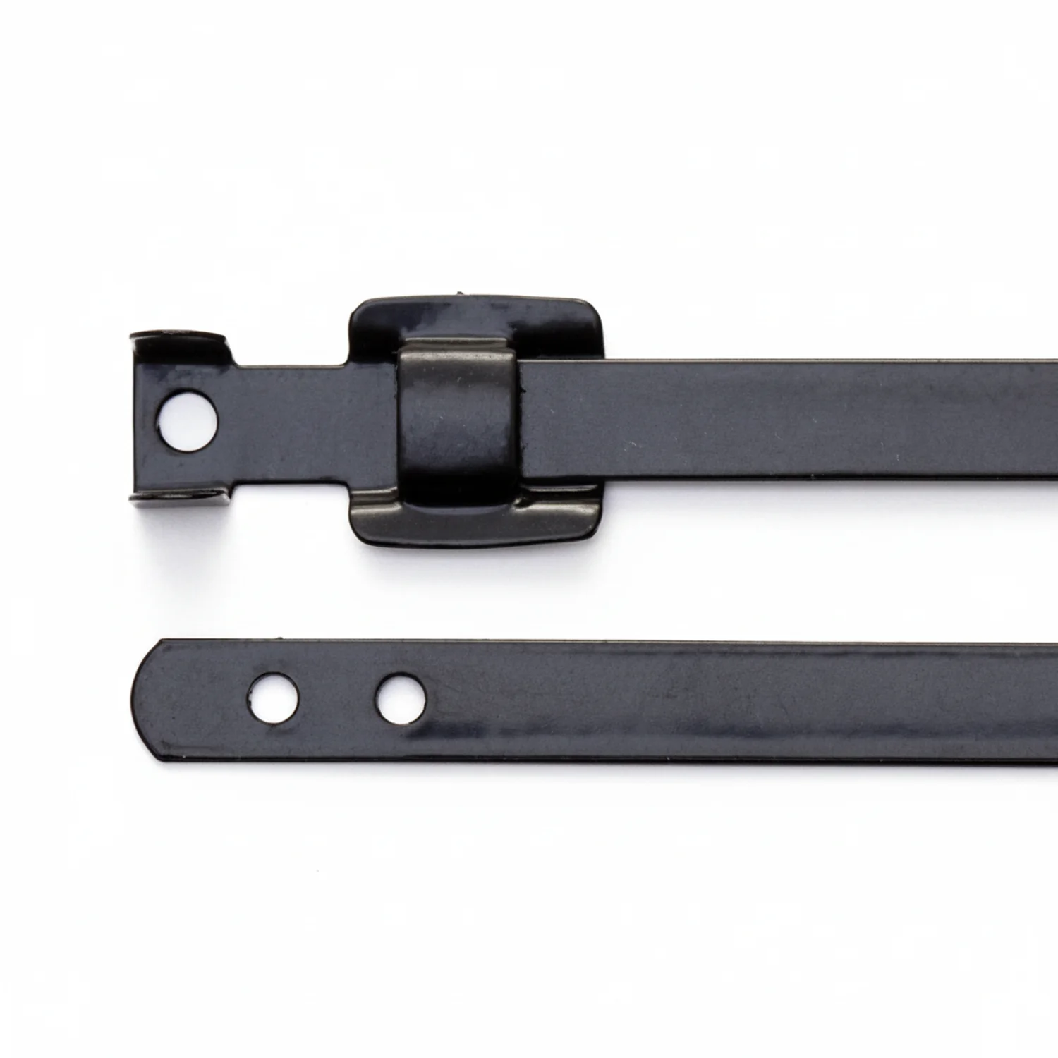 6" 330lb Releasable Black PPA Coated 316 Stainless Steel Cable Ties / Zip Ties 100/bag Part #SSPC6R-PPA-330-C