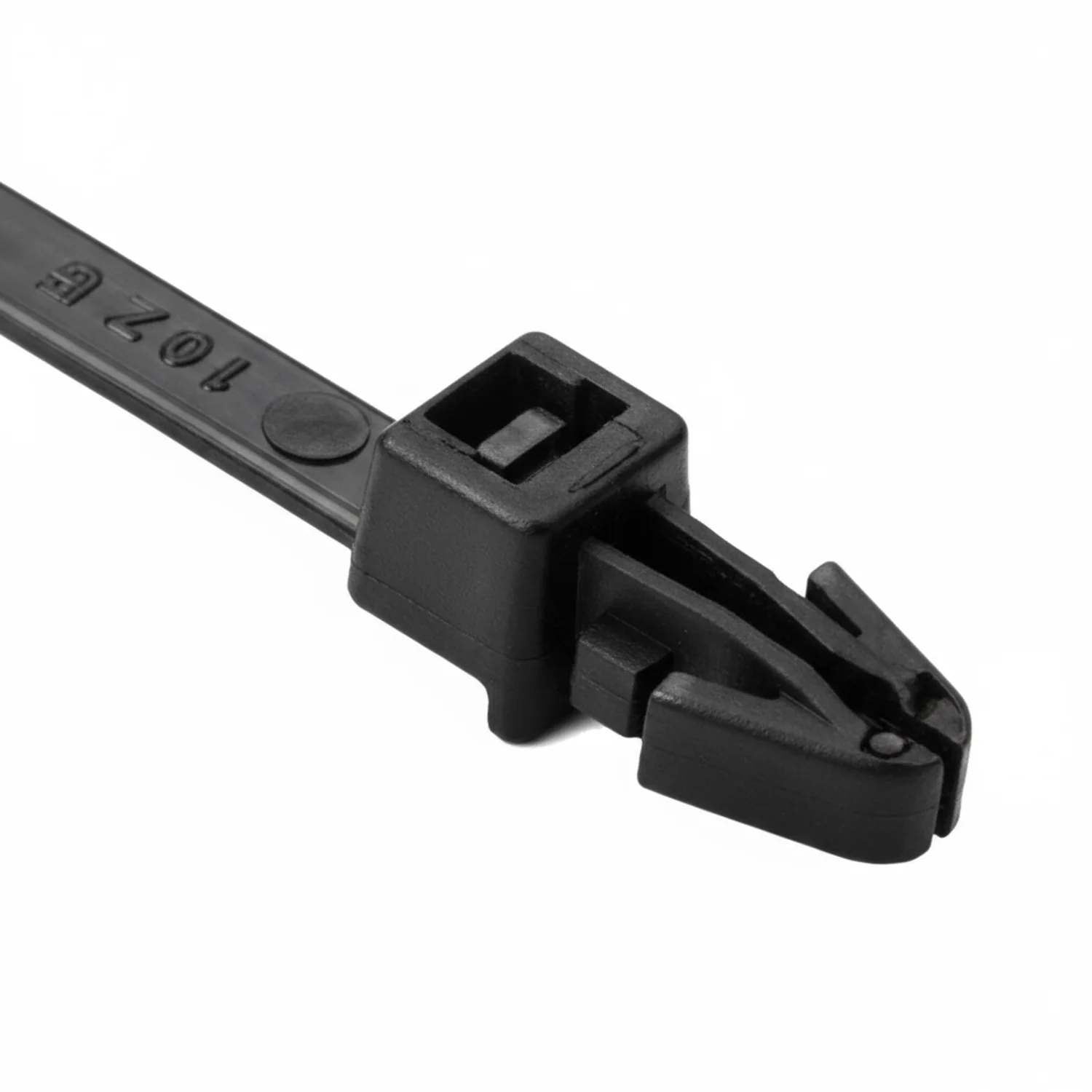 6" 40lb Black Push Mount Cable Ties / Zip Ties 1000/bag Part #PM6-40-0M-NW
