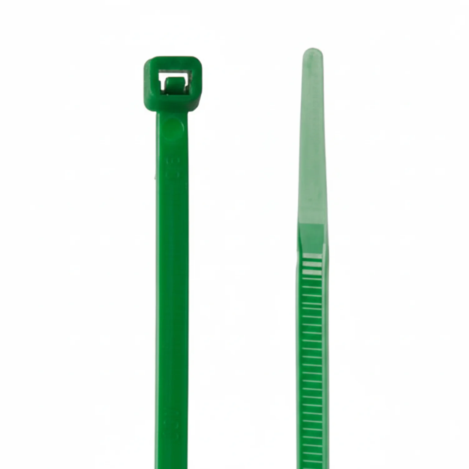 6" 40lb Green Cable Ties / Zip Ties 100/bag Part # C6-40-Green - Image 2
