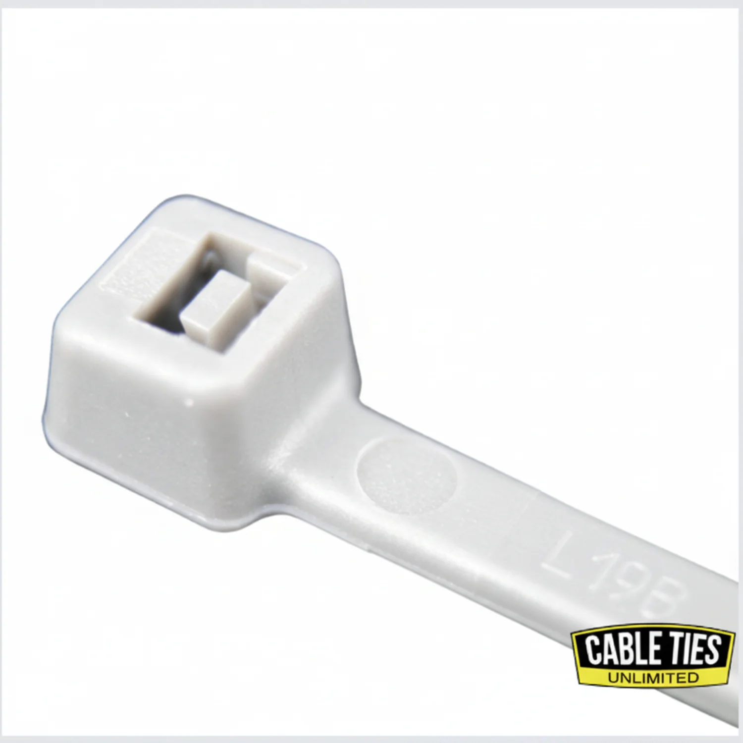 6" 40lb Grey Cable Ties / Zip Ties 100/bag Part # C6-40-Grey - Image 2