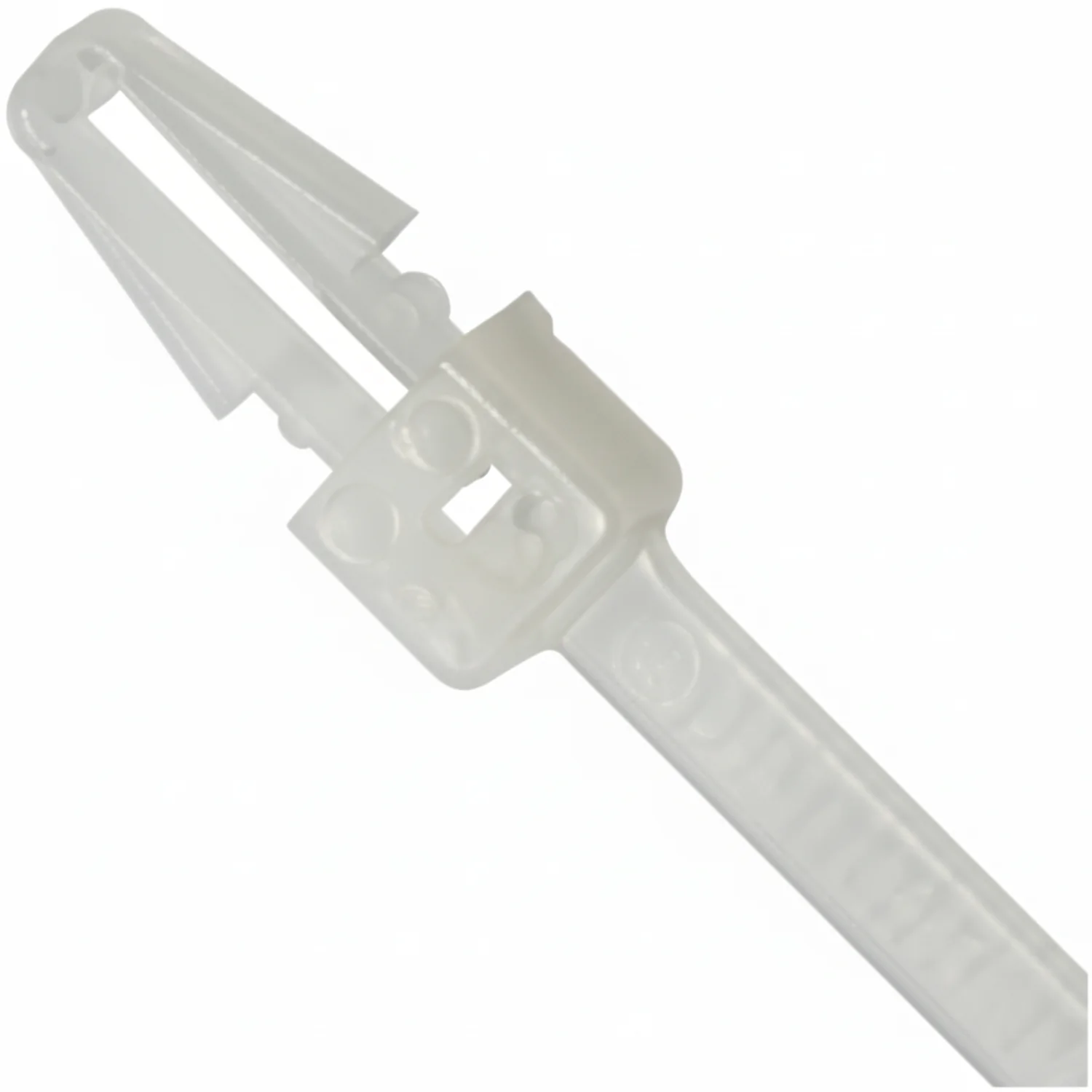 6" 40lb Natural Push Mount Cable Ties / Zip Ties 100/bag Part #PM6-40-9M NW