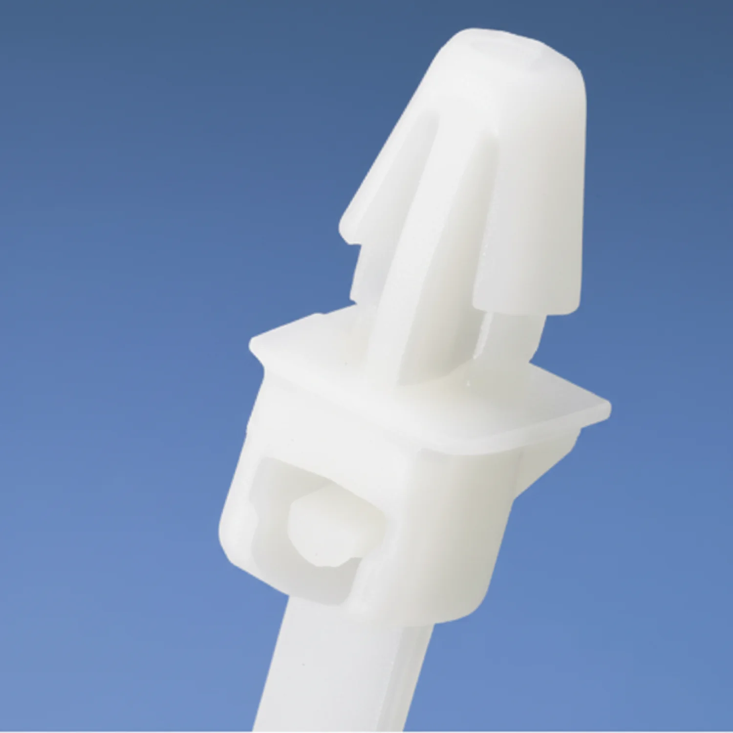 6" 40lb Natural Push Mount Cable Ties / Zip Ties 100/bag Part #PM6-40-9C-NW - Image 3