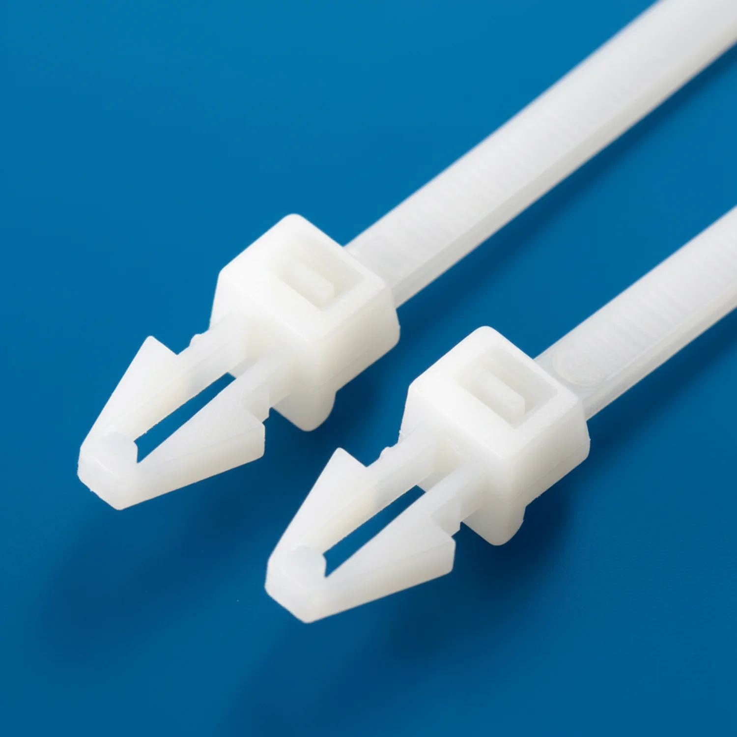 6" 40lb Natural Push Mount Cable Ties / Zip Ties 100/bag Part #PM6-40-9C-NW - Image 4