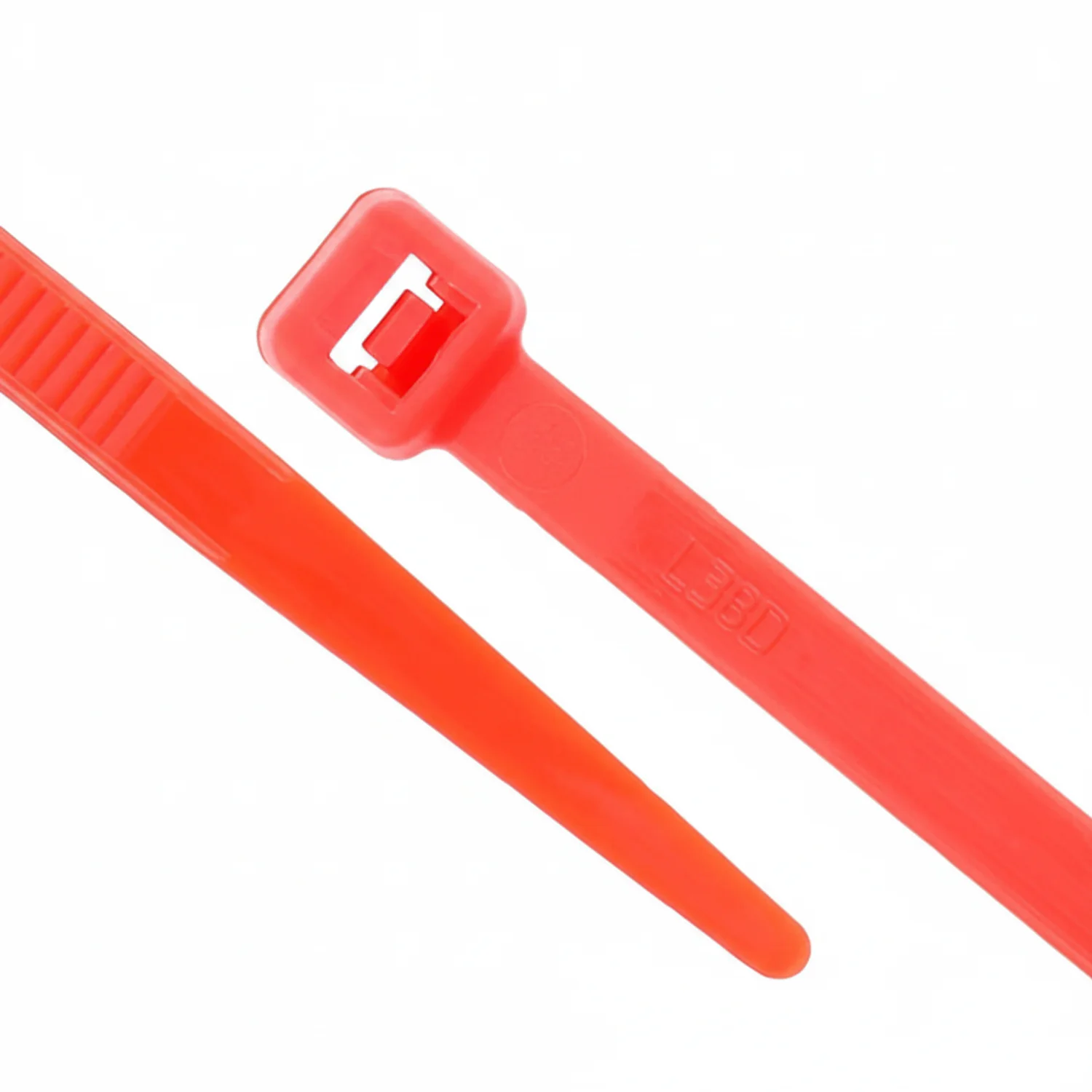 6" 40lb Red Cable Tie 100/bag