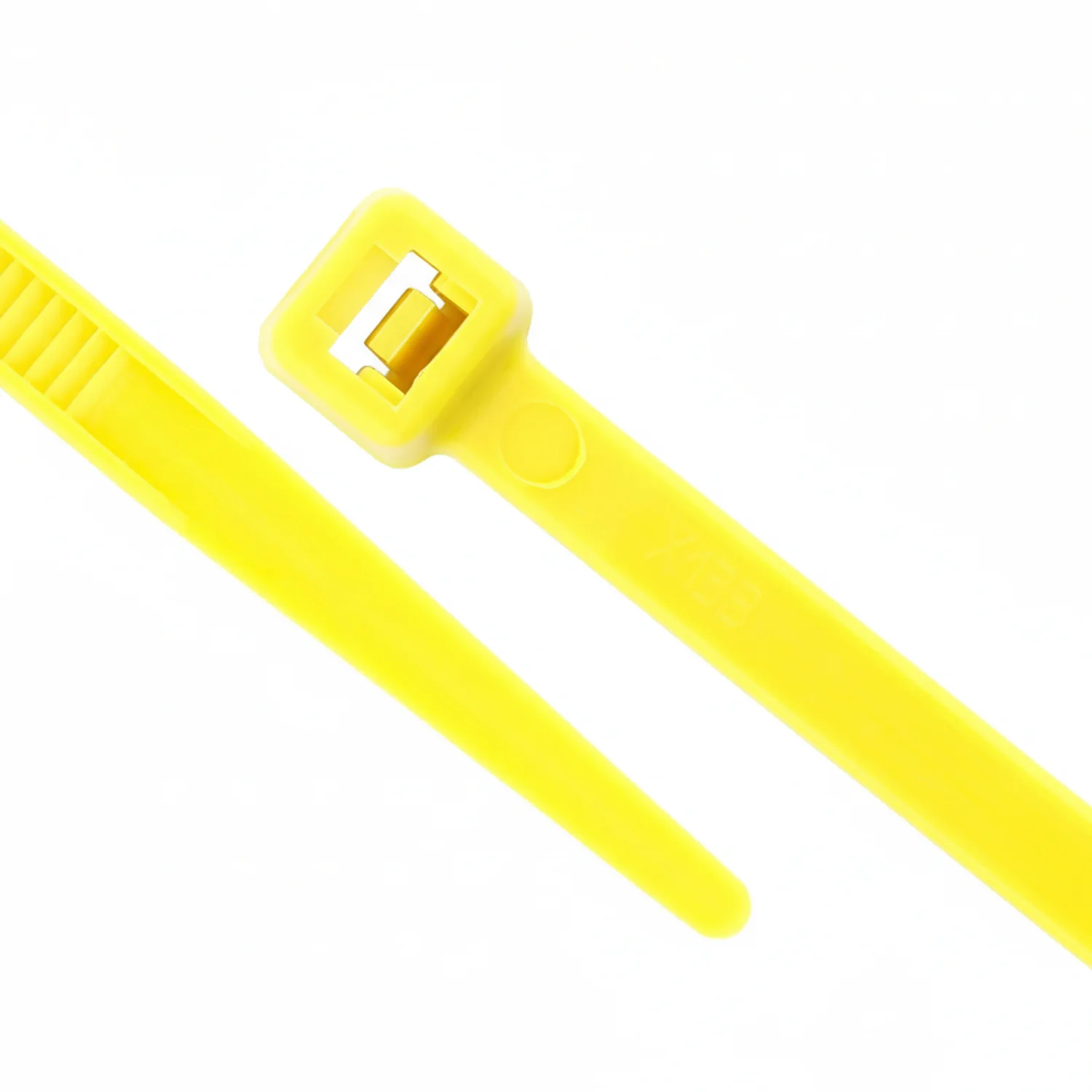 6" 40lb Yellow Cable Tie 100/bag