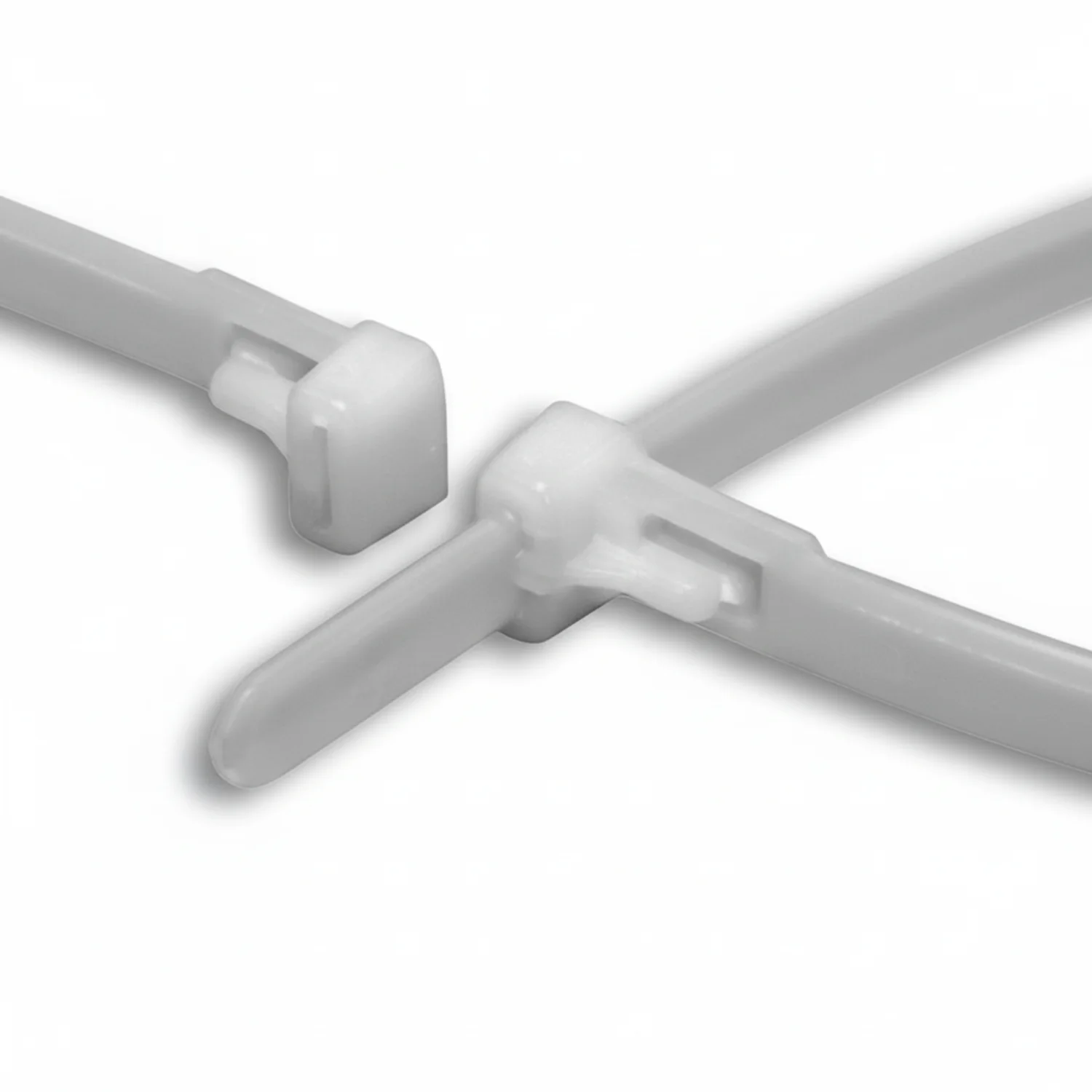 6" 50lb Natural Trigger Releasable Cable Ties / Zip Ties 100/bag Part #RT6-50-9C-.30 - Image 4
