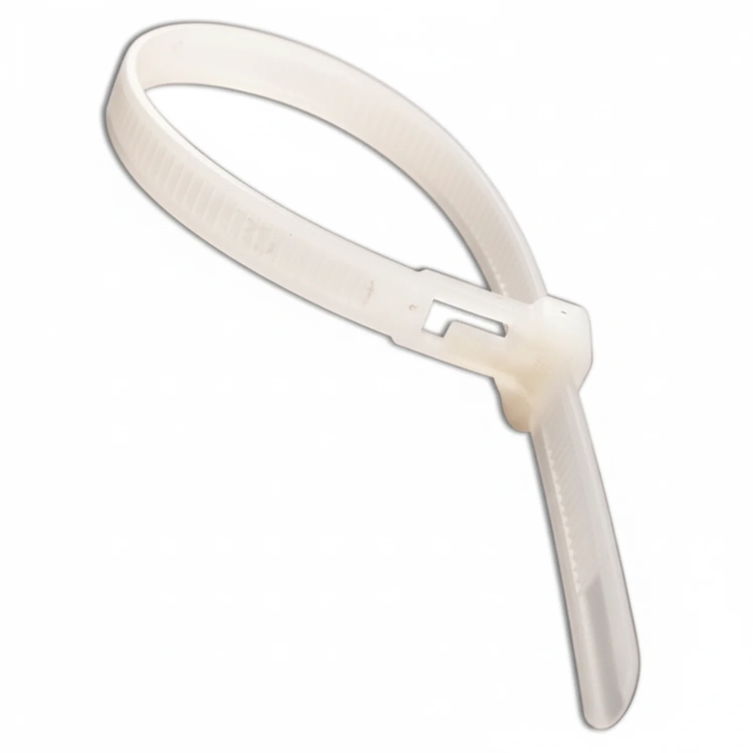 6" 50lb Natural Trigger Releasable Cable Ties / Zip Ties 100/bag Part #RT6-50-9C-.30 - Image 5