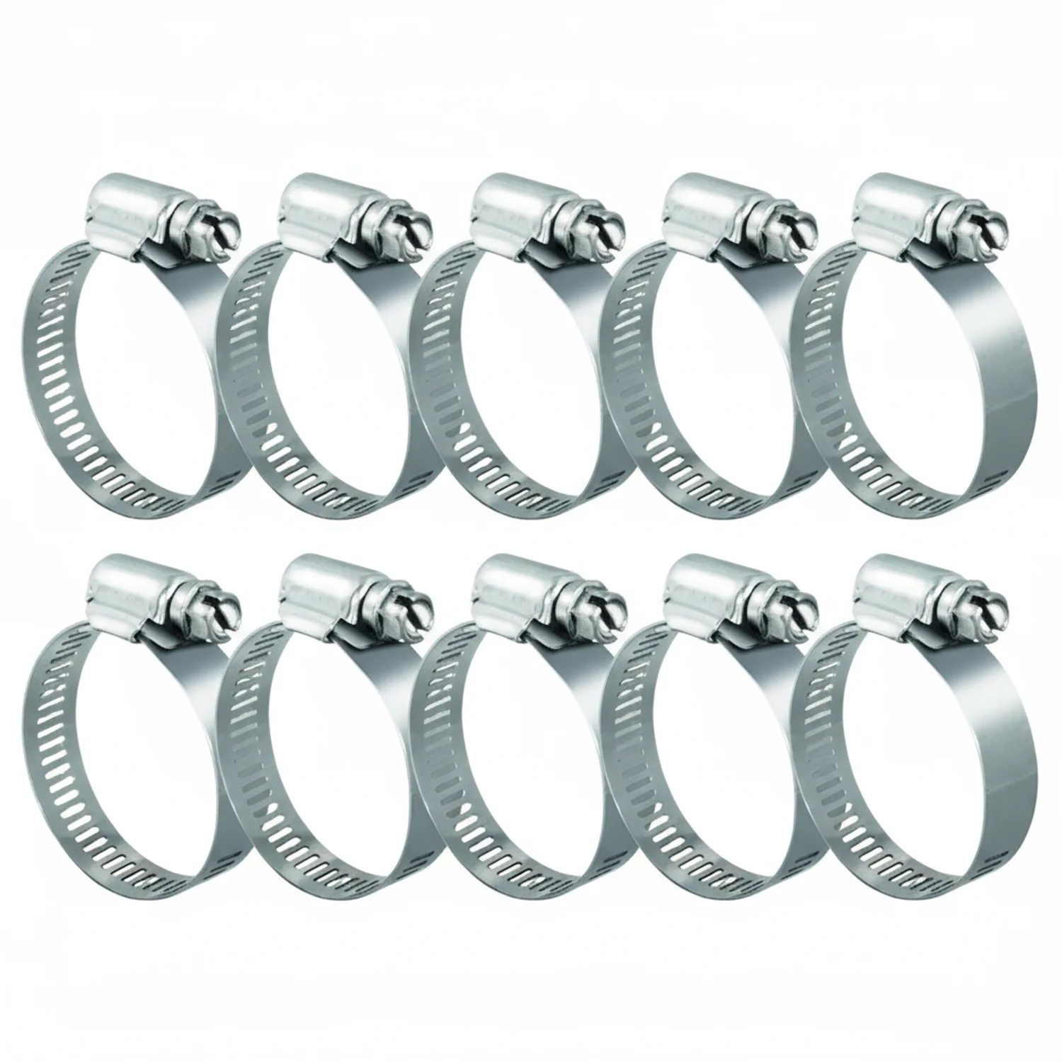 #64S All Stainless Steel Hose Clamp 10/box - Image 2