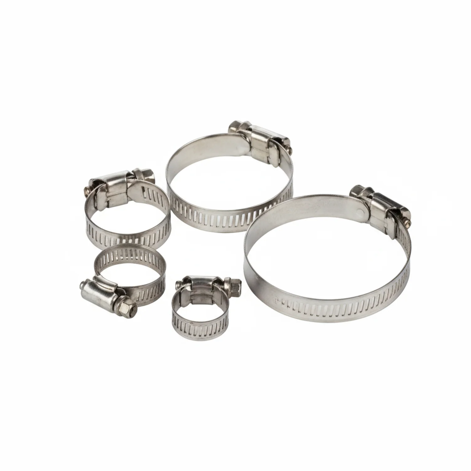 #64S All Stainless Steel Hose Clamp 10/box - Image 5