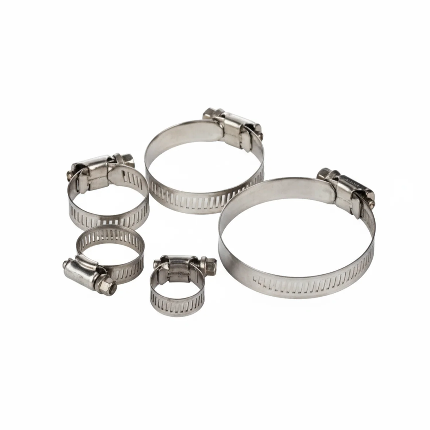 #6S All Stainless Steel Hose Clamp 10/box - Image 2