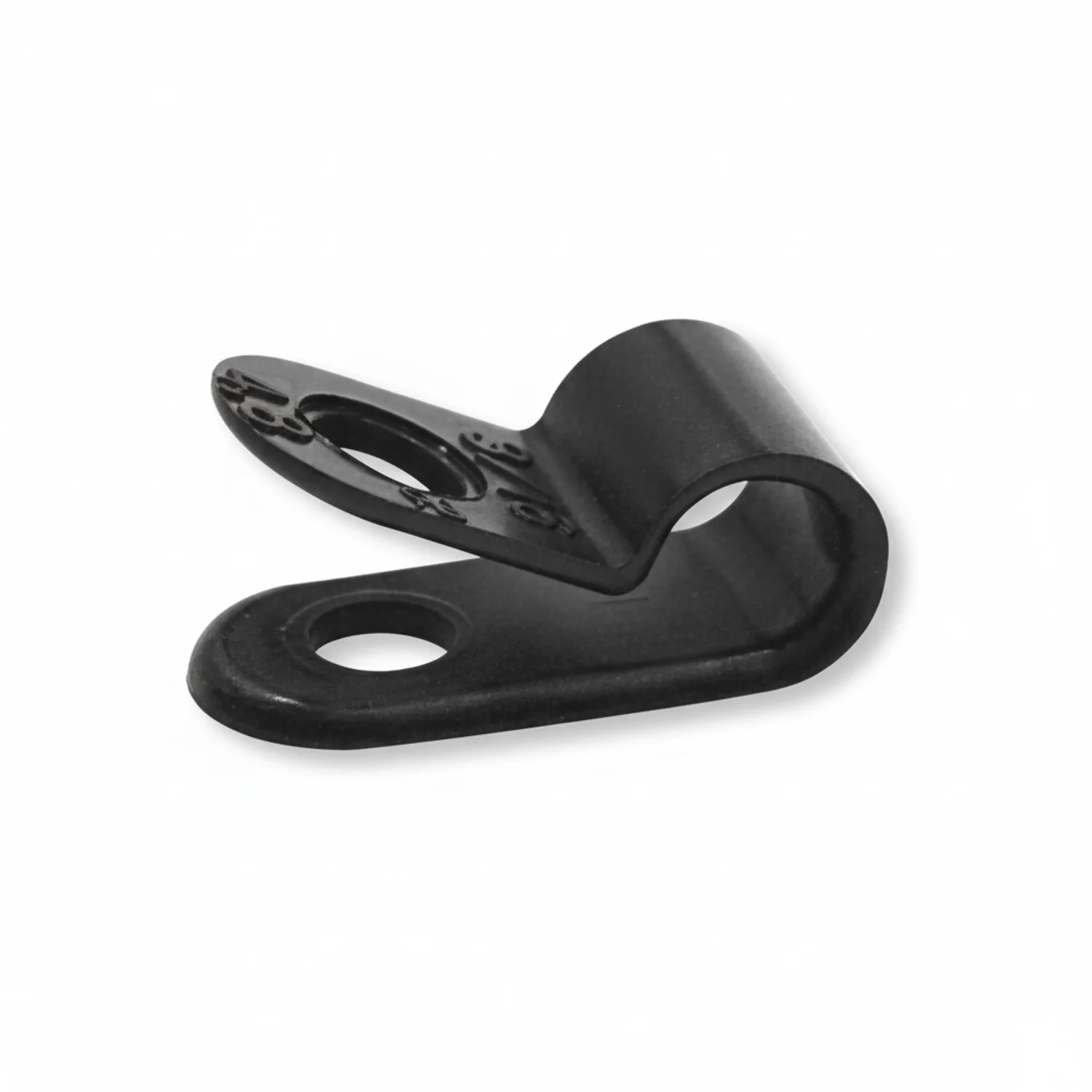 7/16" Black Light Duty Cable Clamp 3/8" wide, 100/bag, CC3-7/16-0C