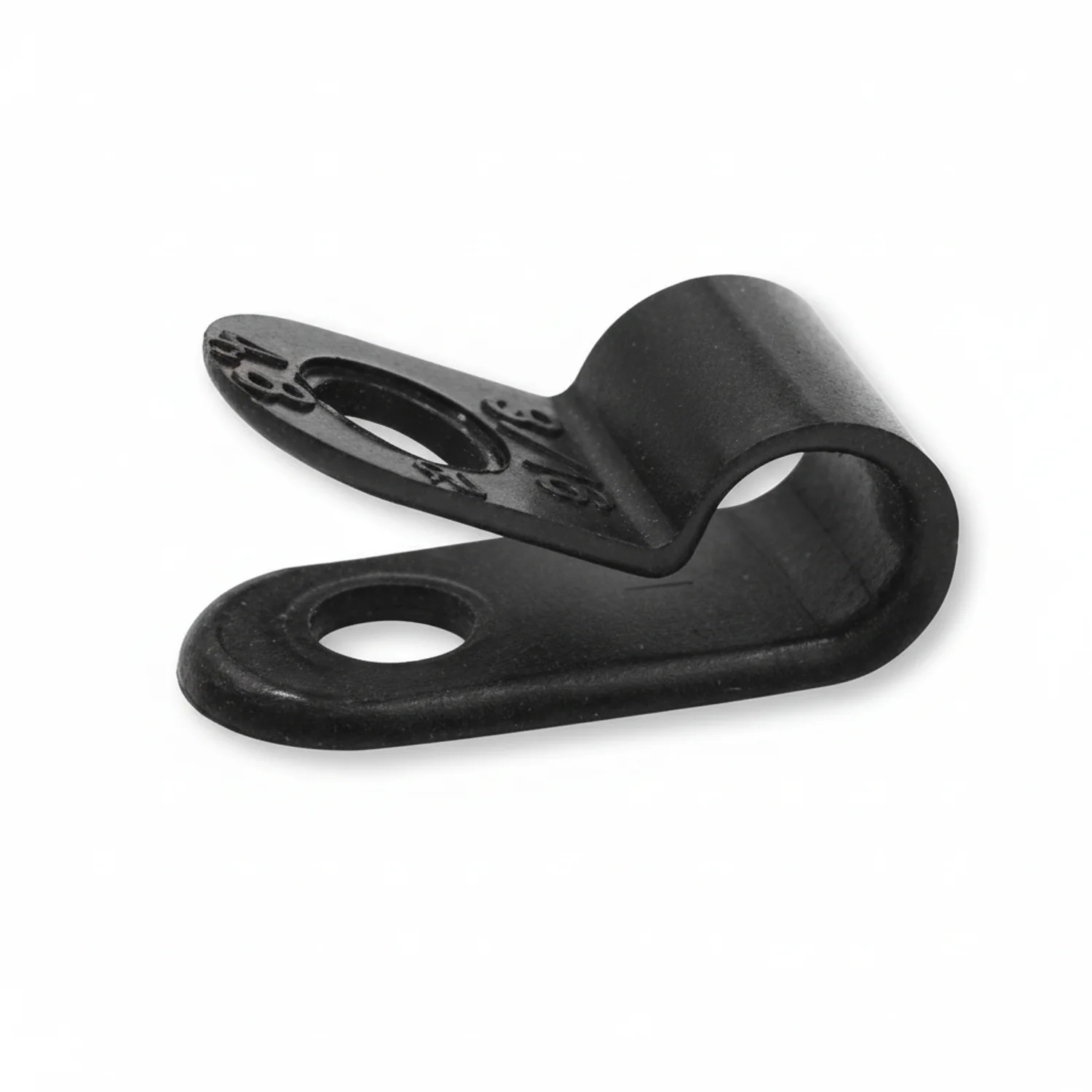 7/16" Black Light Duty Cable Clamp 3/8" wide, 1000/bag, CC3-7/16-0M