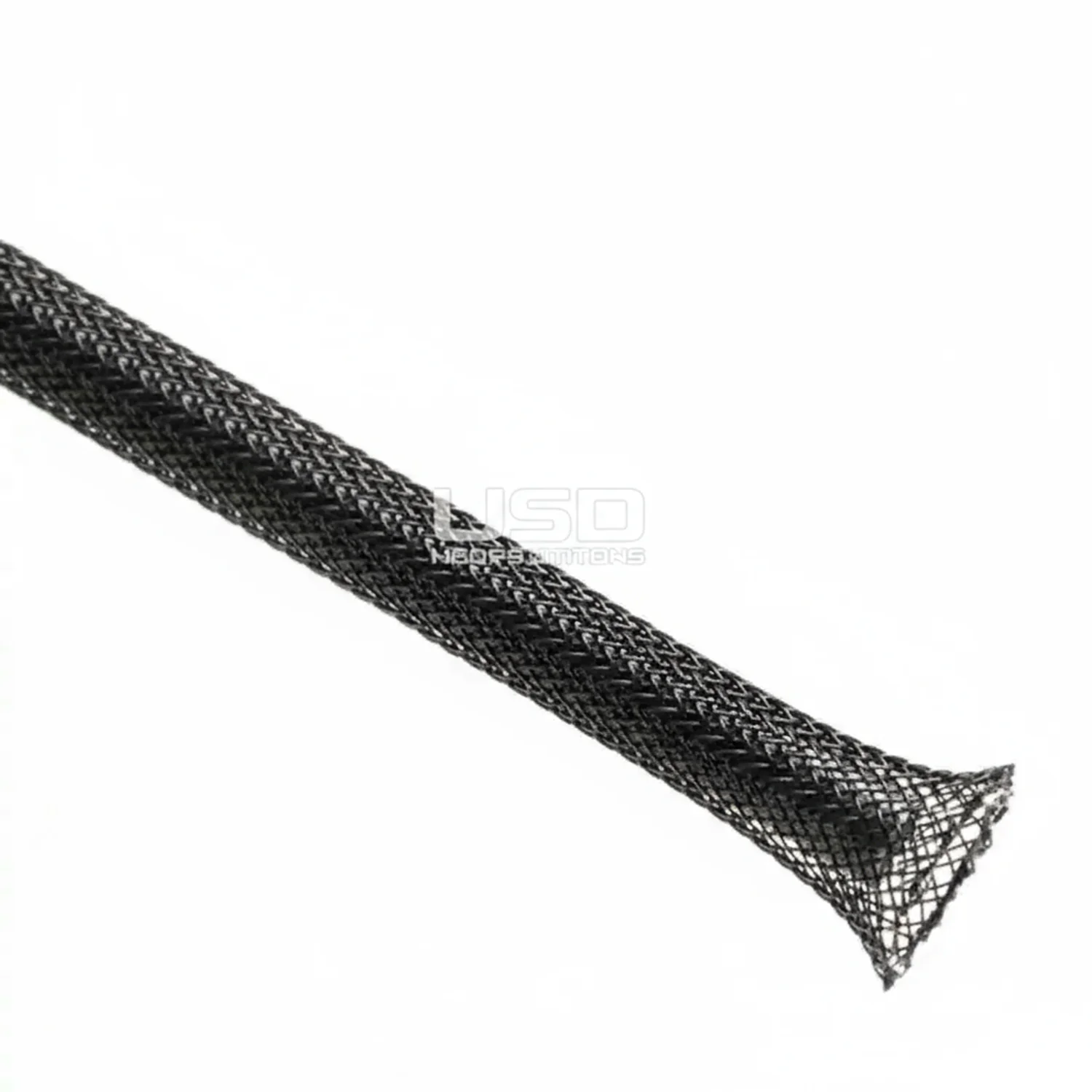 7/16” Black Techflex Flexo PET Expandable Braided Sleeving 125ft - Image 4