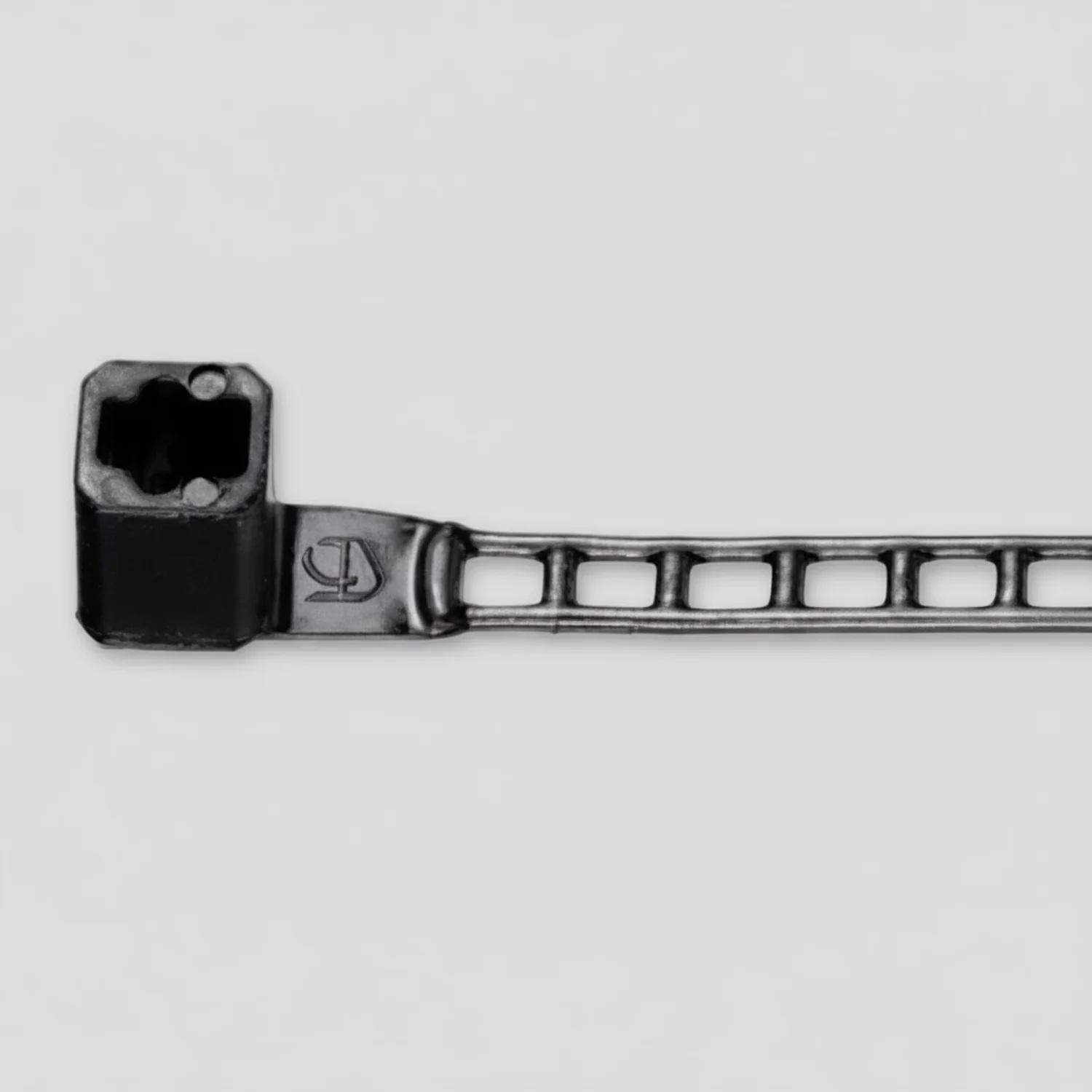 7" 40lb Black Ladder Style Nylon Cable Ties / Zip Ties 1000/bag Part #Ladder7-40-0M - Image 2