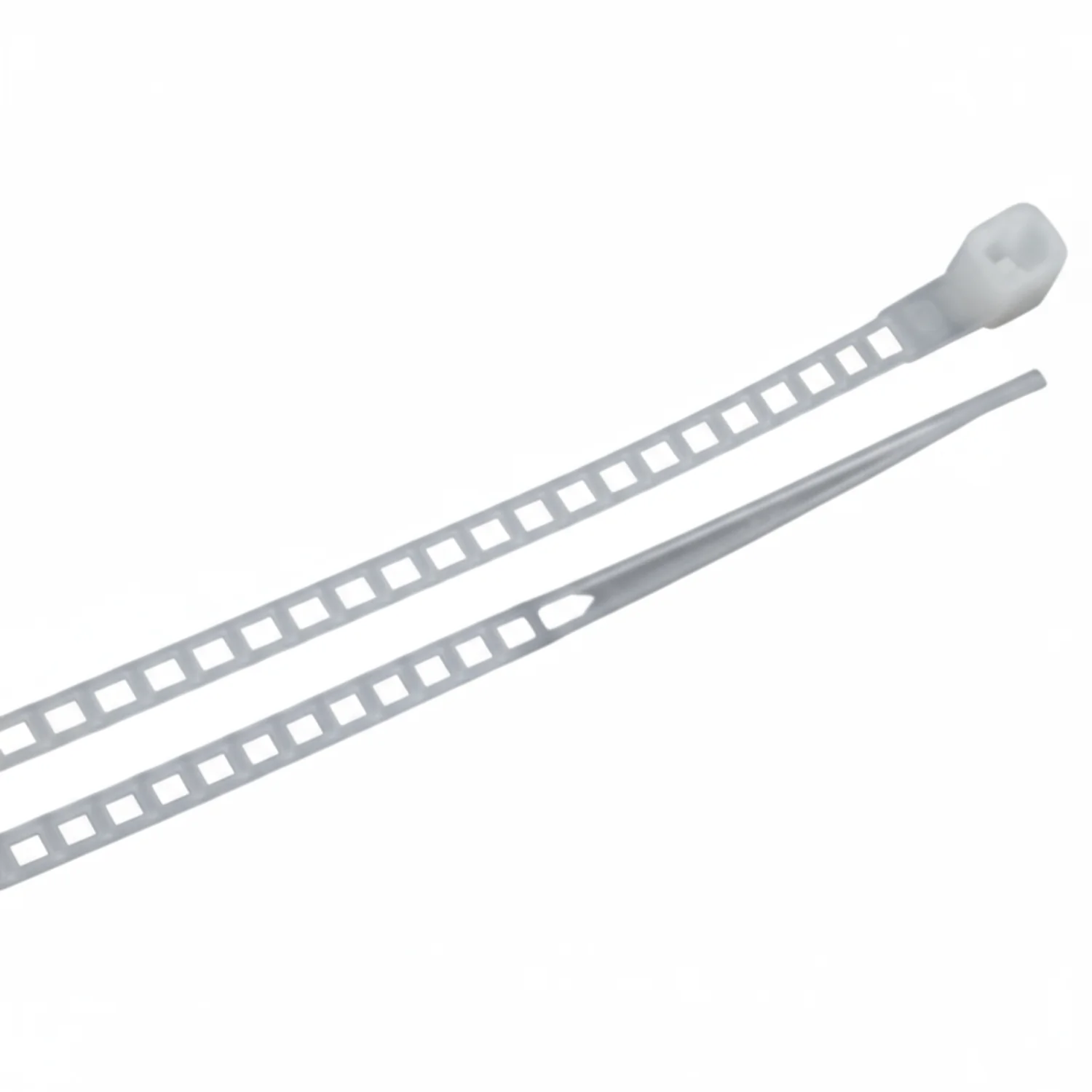 7" 40lb Natural Ladder Style Nylon Cable Ties / Zip Ties 1000/bag Part #Ladder7-40-9M - Image 4