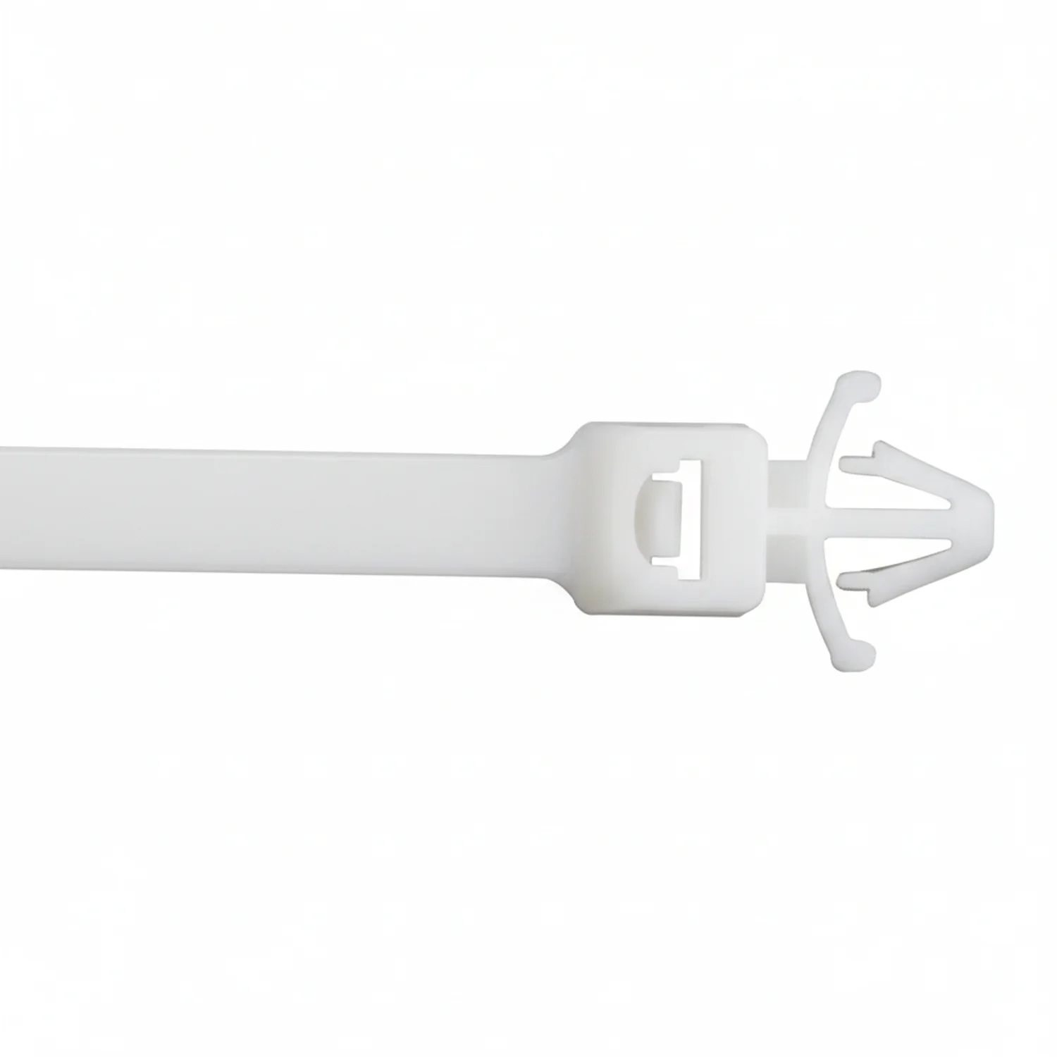 7.5" 50lb Natural Push Mount Cable Ties / Zip Ties With Wings 100/bag Part #PM7.5-50-9C-WW - Image 3