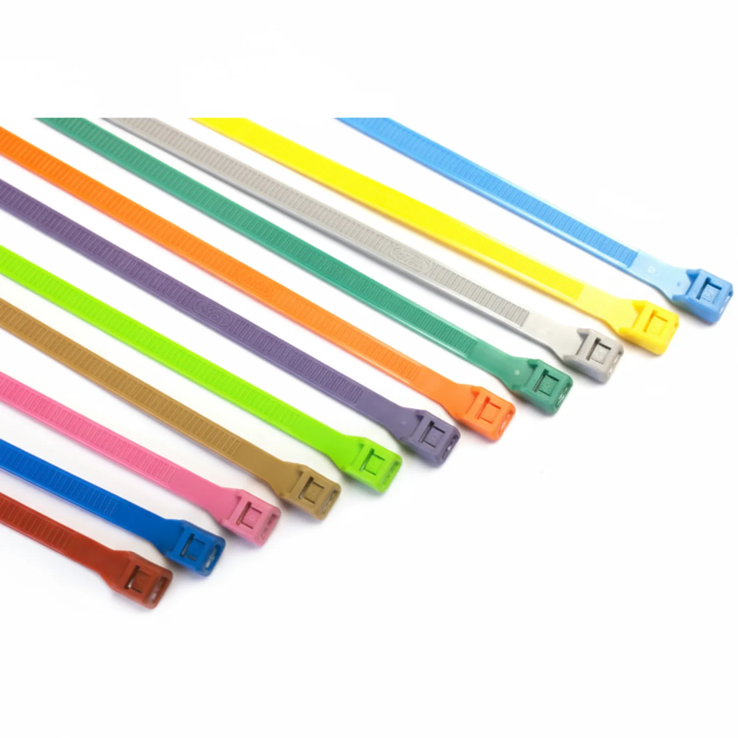 8" 50lb Natural Low Profile/In-Line Cable Ties / Zip Ties 100/bag Part #LP8-50-9C - Image 2