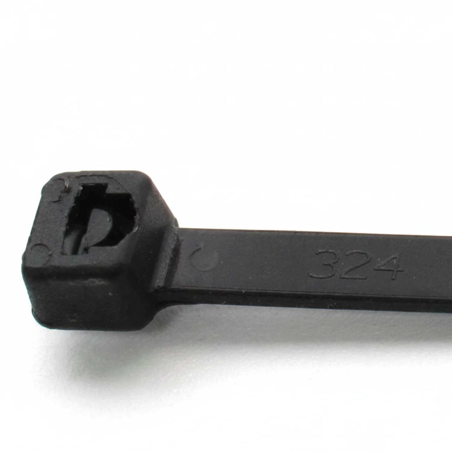 7.6" 50lb UV Black Cold Weather Frosty Cable Ties / Zip Ties 100/bag Part # FT75-50-0C