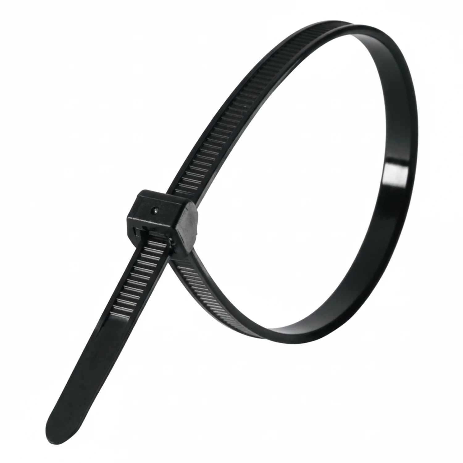 7.6" 50lb UV Black Cold Weather Frosty Cable Ties / Zip Ties 100/bag Part # FT75-50-0C - Image 3