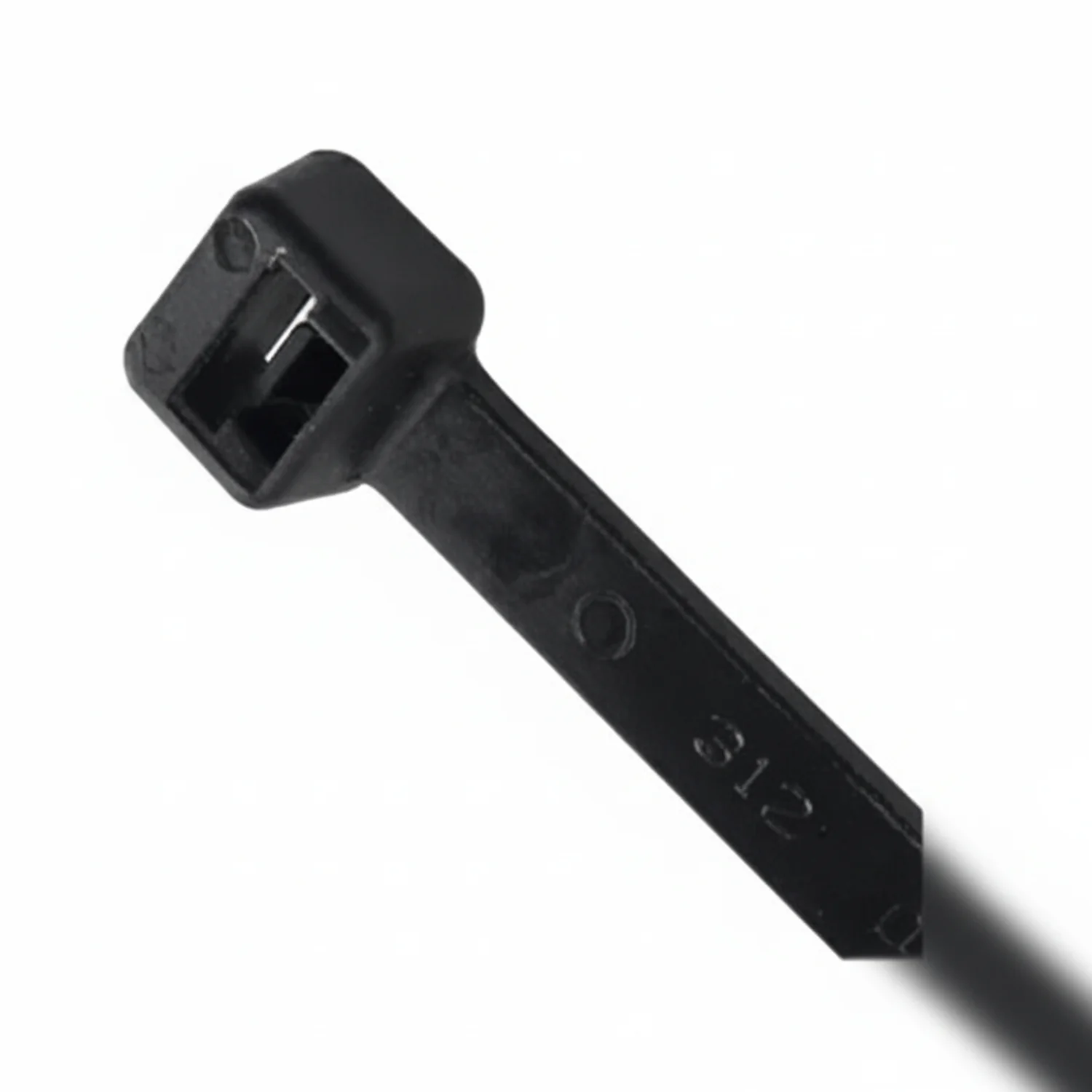 7.87" 40lb UV Black Cable Ties / Zip Ties 1000/bag Part # I8-40-0M