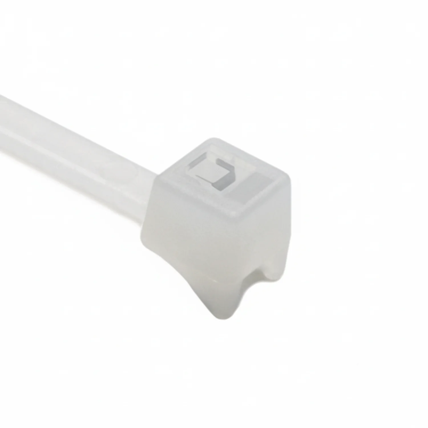 7.87" 50lb Natural Clamp Head Cable Ties / Zip Ties 100/bag Part # CL7.5-50-9C