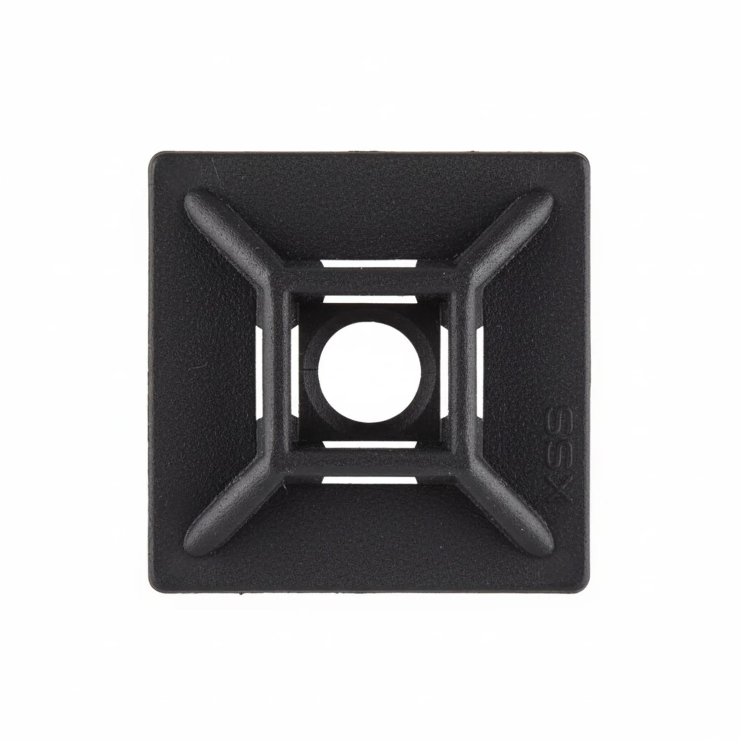 .75" UV Black Adhesive Cable Tie Mounts 100/bag Part #CM75-0C - Image 3