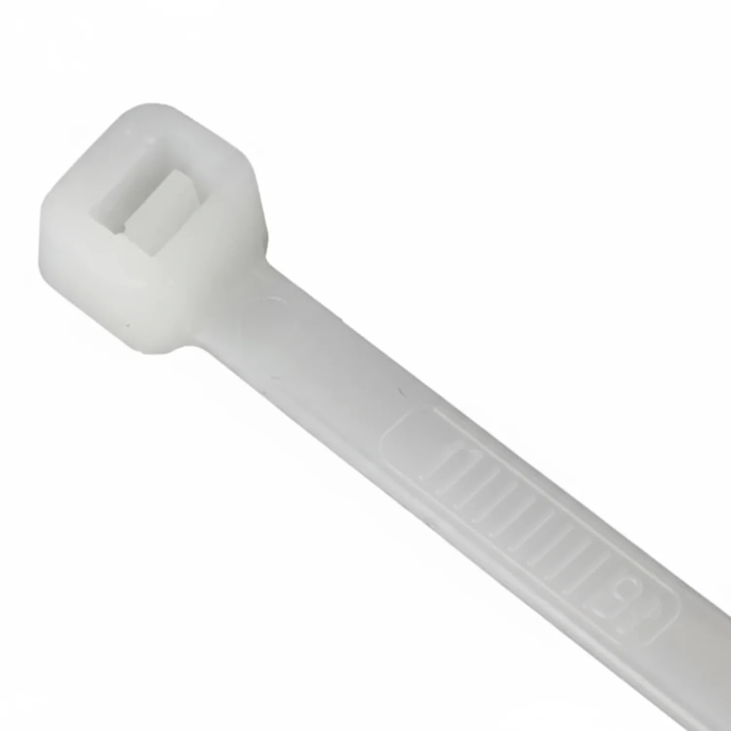 7.5" 75lb Natural Cable Ties / Zip Ties 100/bag