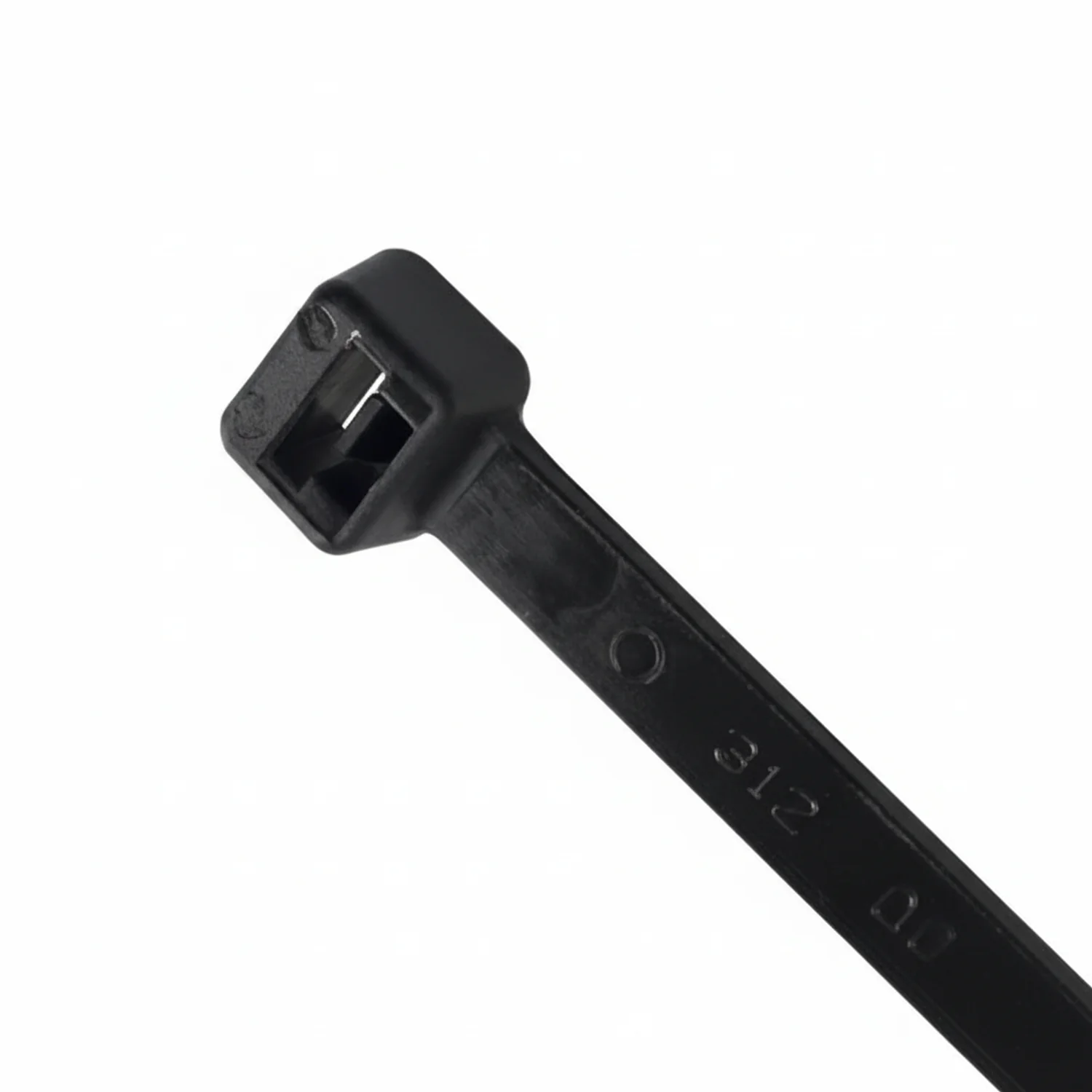 7.5" 75lb UV Black Cable Ties / Zip Ties 100/bag