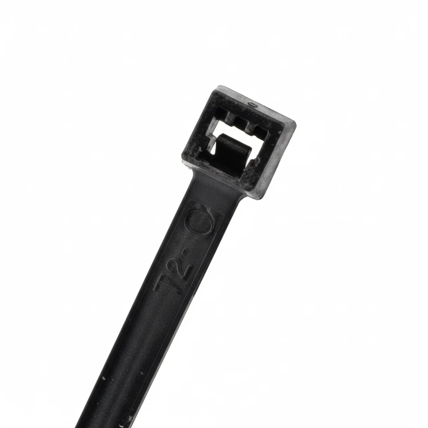 7.5" 75lb UV Black Cable Ties / Zip Ties 100/bag - Image 2