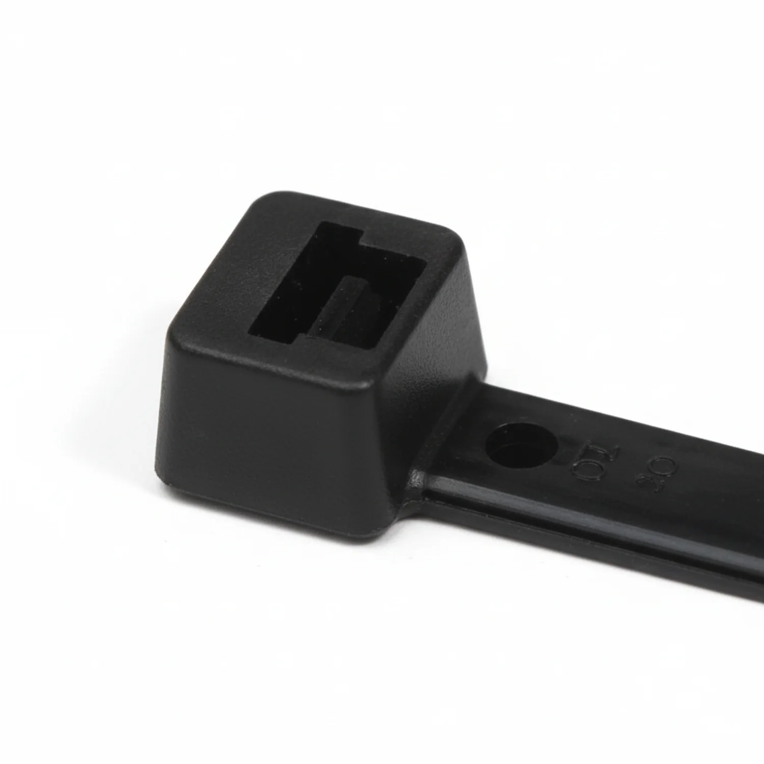 7.5" 75lb UV Black Cable Ties / Zip Ties 100/bag - Image 3