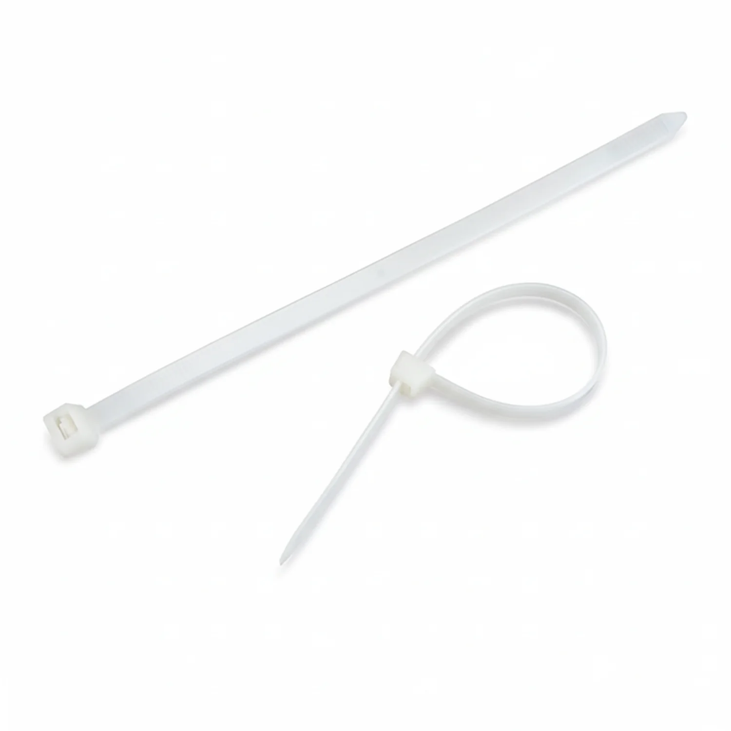 8" 120lb Natural Cable Tie 100/bag