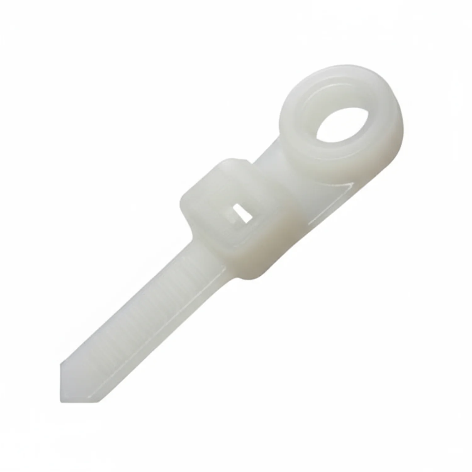 8" 120lb Natural Mounting Head Cable Ties / Zip Ties 100/bag Part #SM8-120-9C